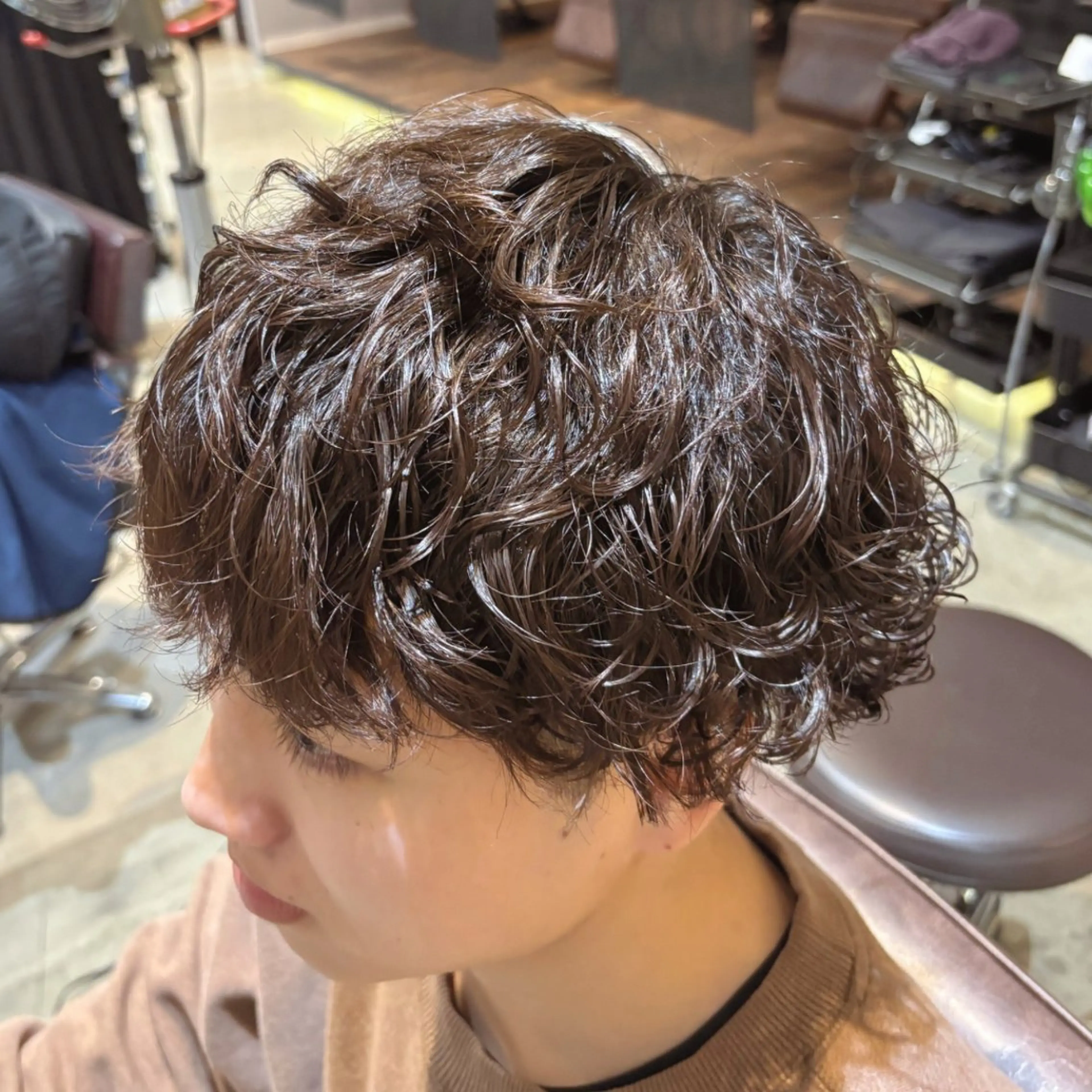 パーマ メンズ カット パーマ ONE.STOP. LABO/メンズのヘアスタイル