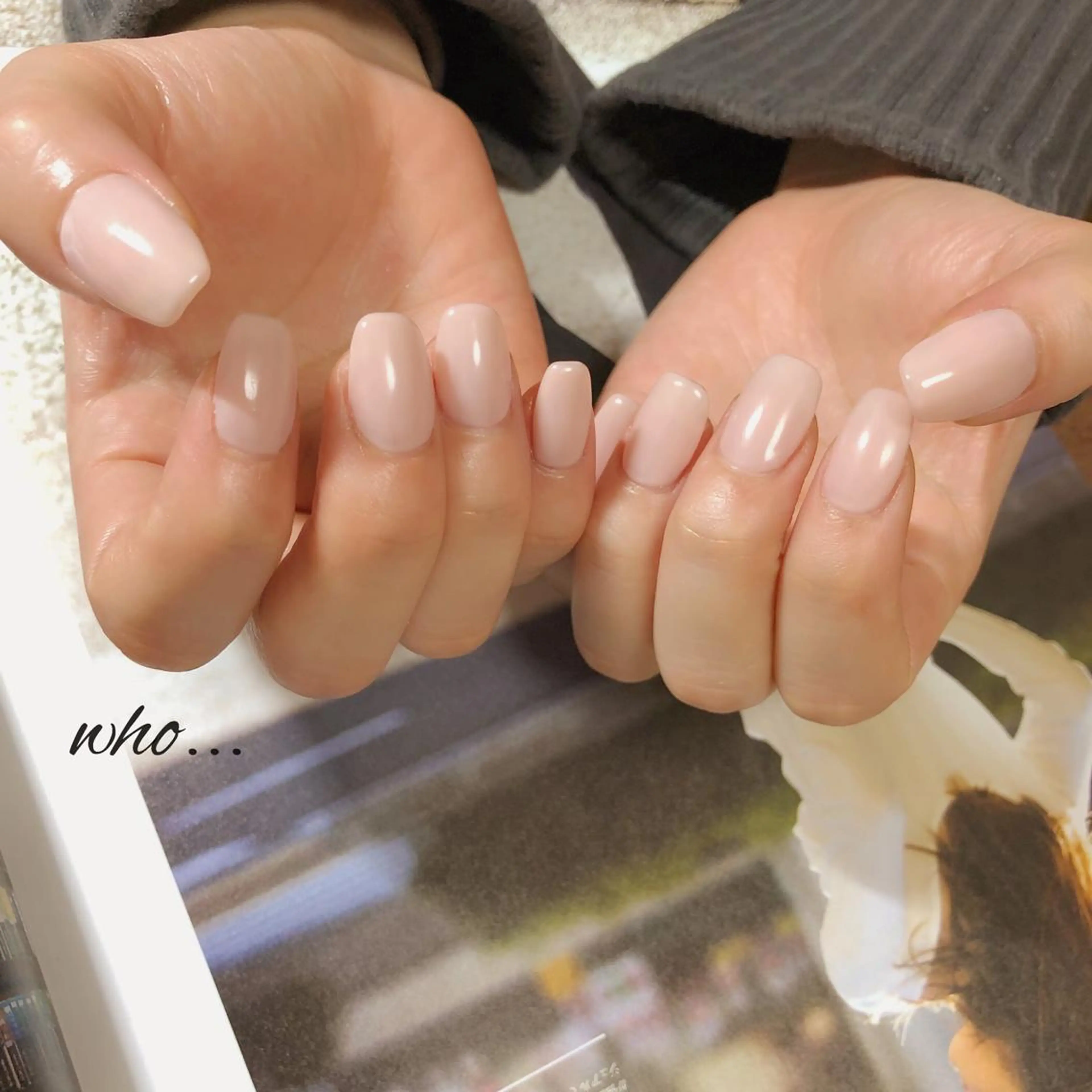 ネイル ワンカラーネイル スカルプネイル NailSalon who...所属・n. fumikoのネイルデザイン