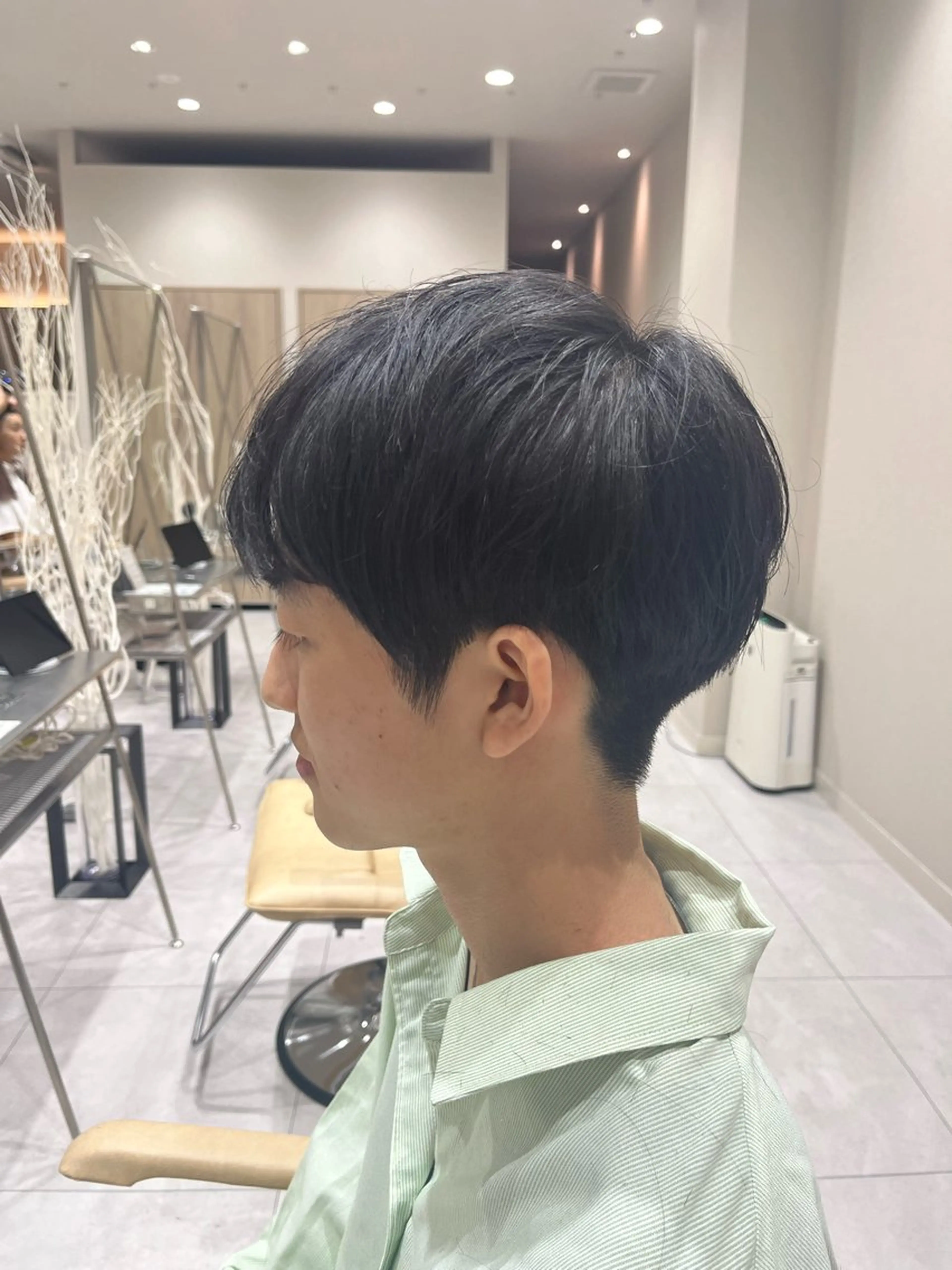 メンズ メンズ就活ヘア カット トリートメント Ken 縮毛矯正/韓国風ヘアのヘアスタイル