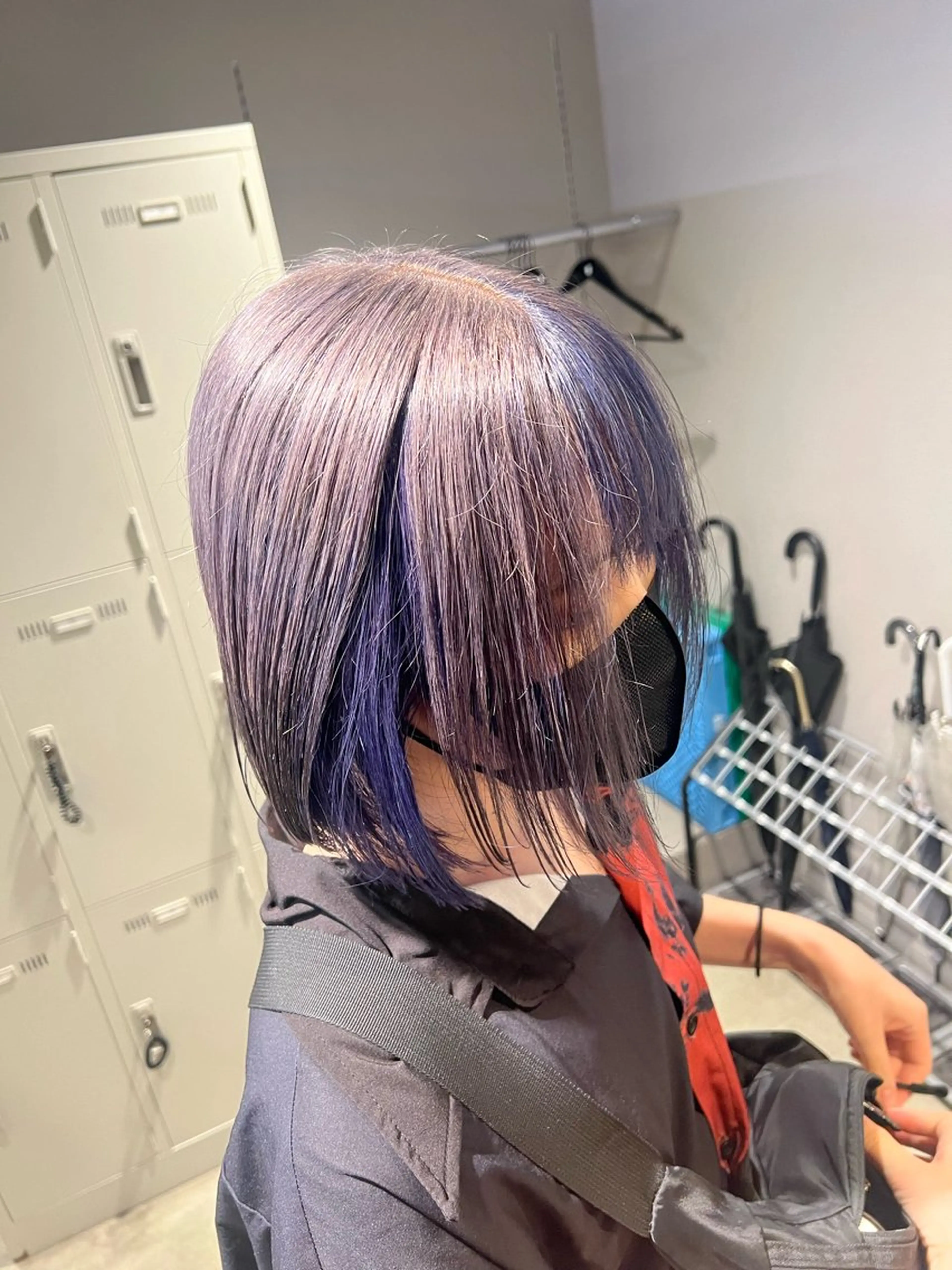 セミロング カラー ヘアカラー 韓国レイヤーカット /REIのヘアスタイル