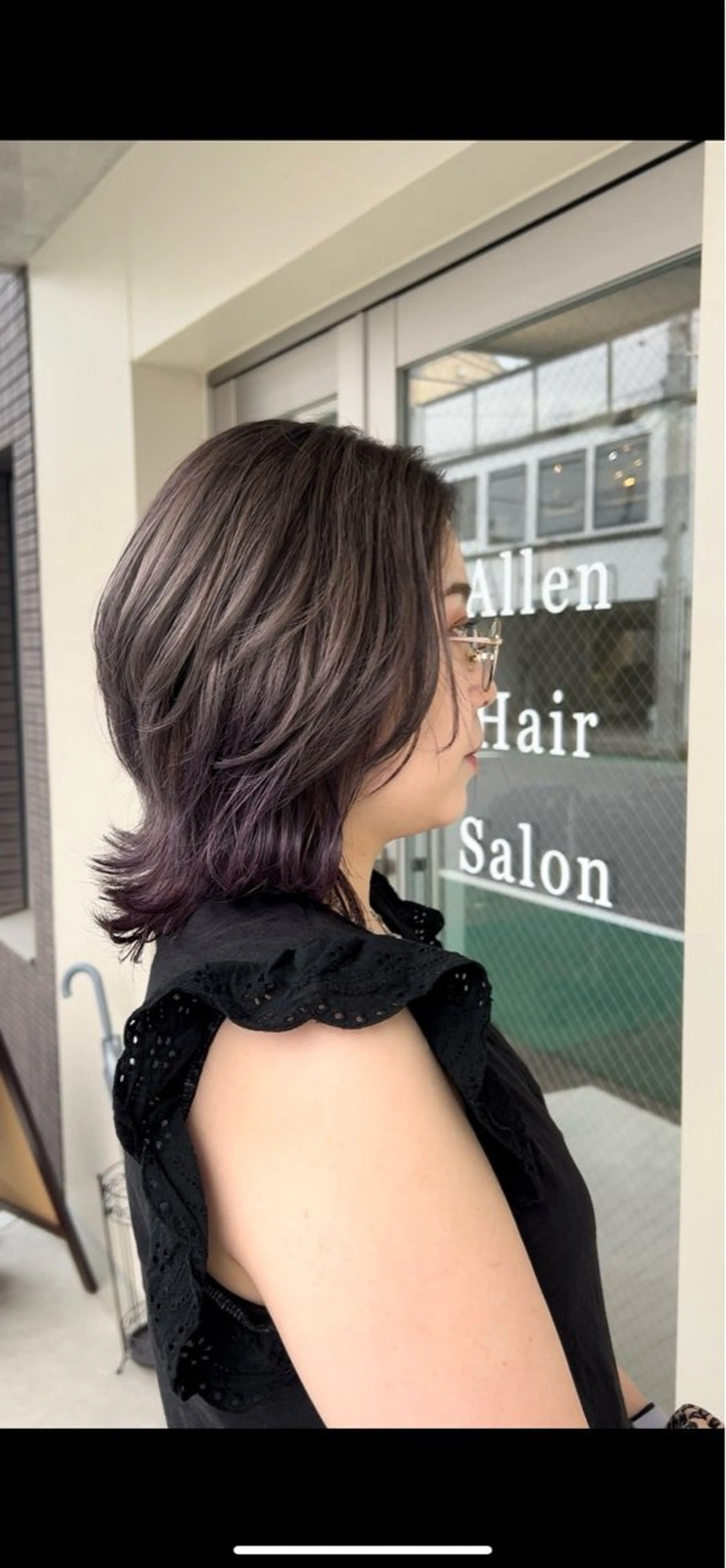 ミディアム カラー 山田 誠也のヘアスタイル