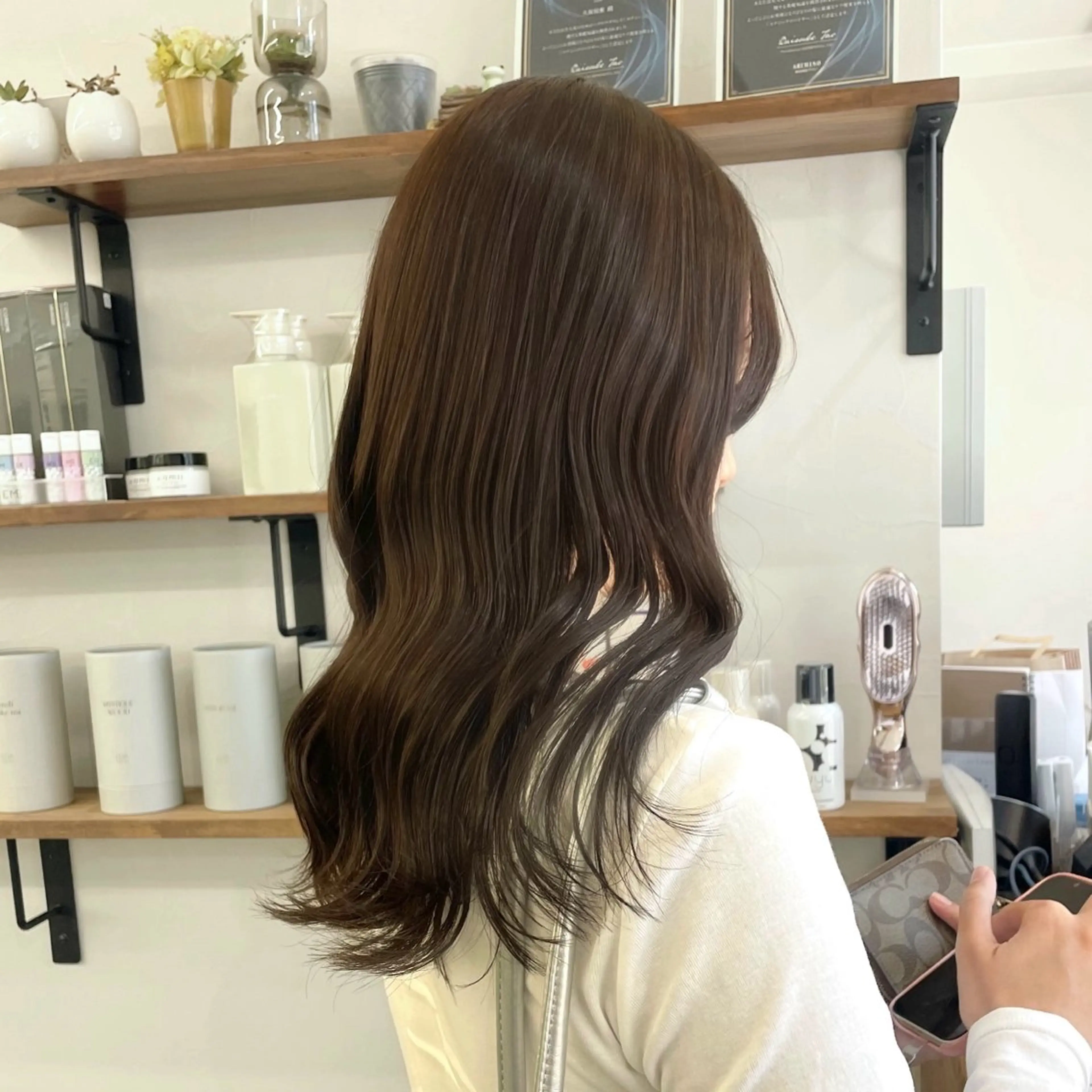 ロング ヘアカラー エクステ/大人可愛い カラー🩷RINAのヘアスタイル