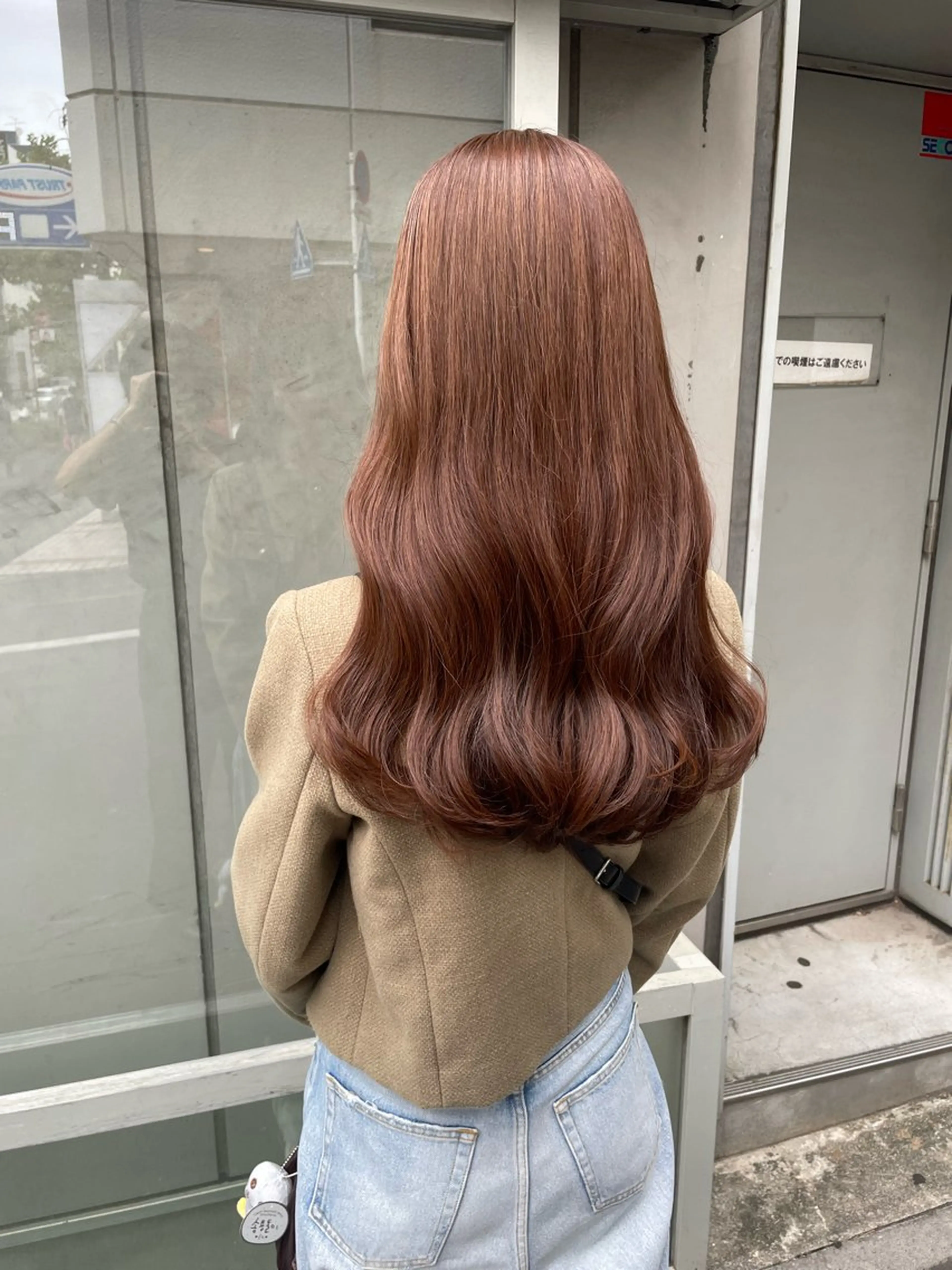 セミロング カラー カット ヘアカラー トリートメント 大人っぽ♡上品な暖色 ♡ブリーチなし♡のヘアスタイル