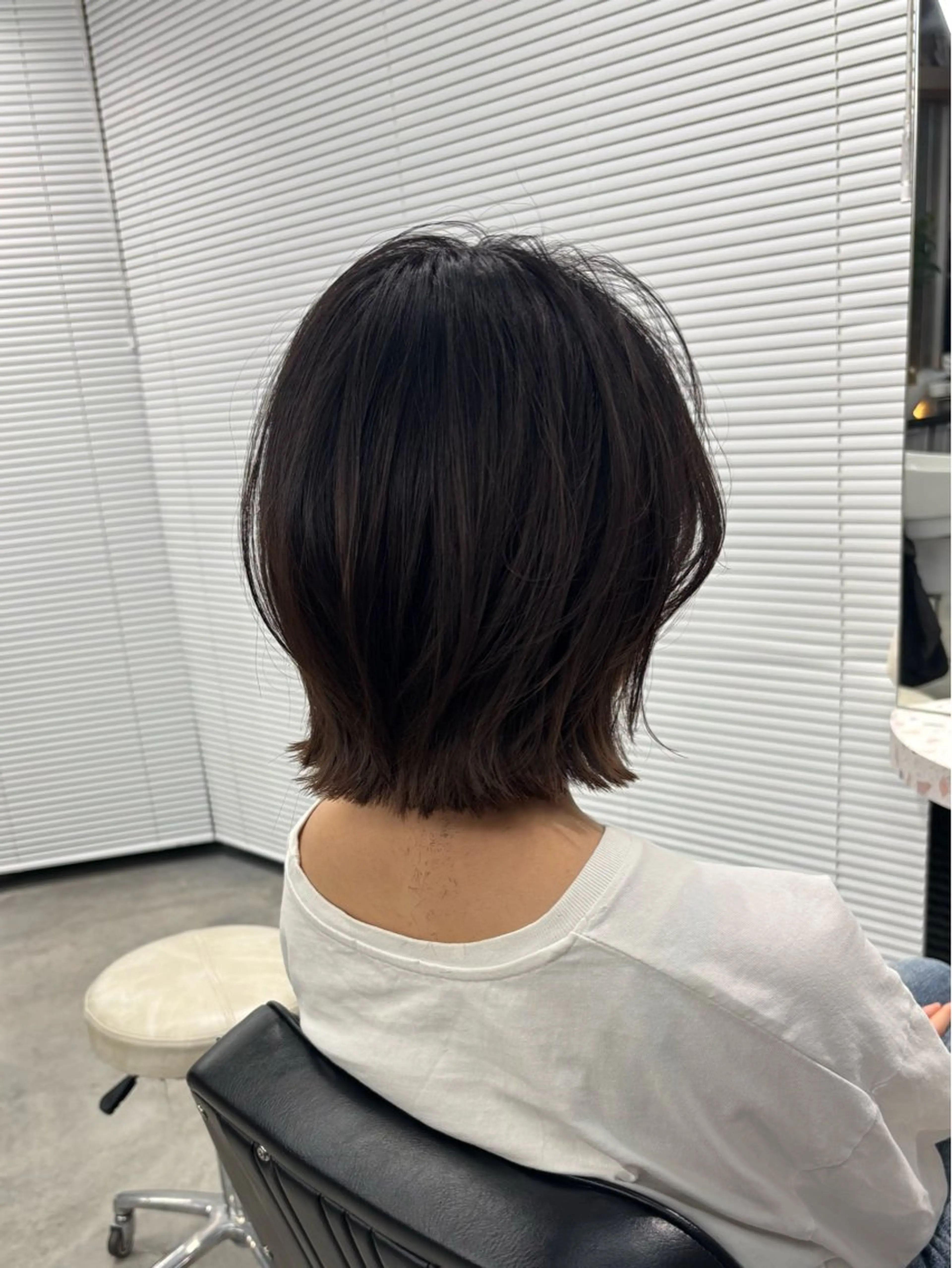 ショート ボブ くびれヘア 堀合駿輔 パーマ /ショート/レイヤーのヘアスタイル