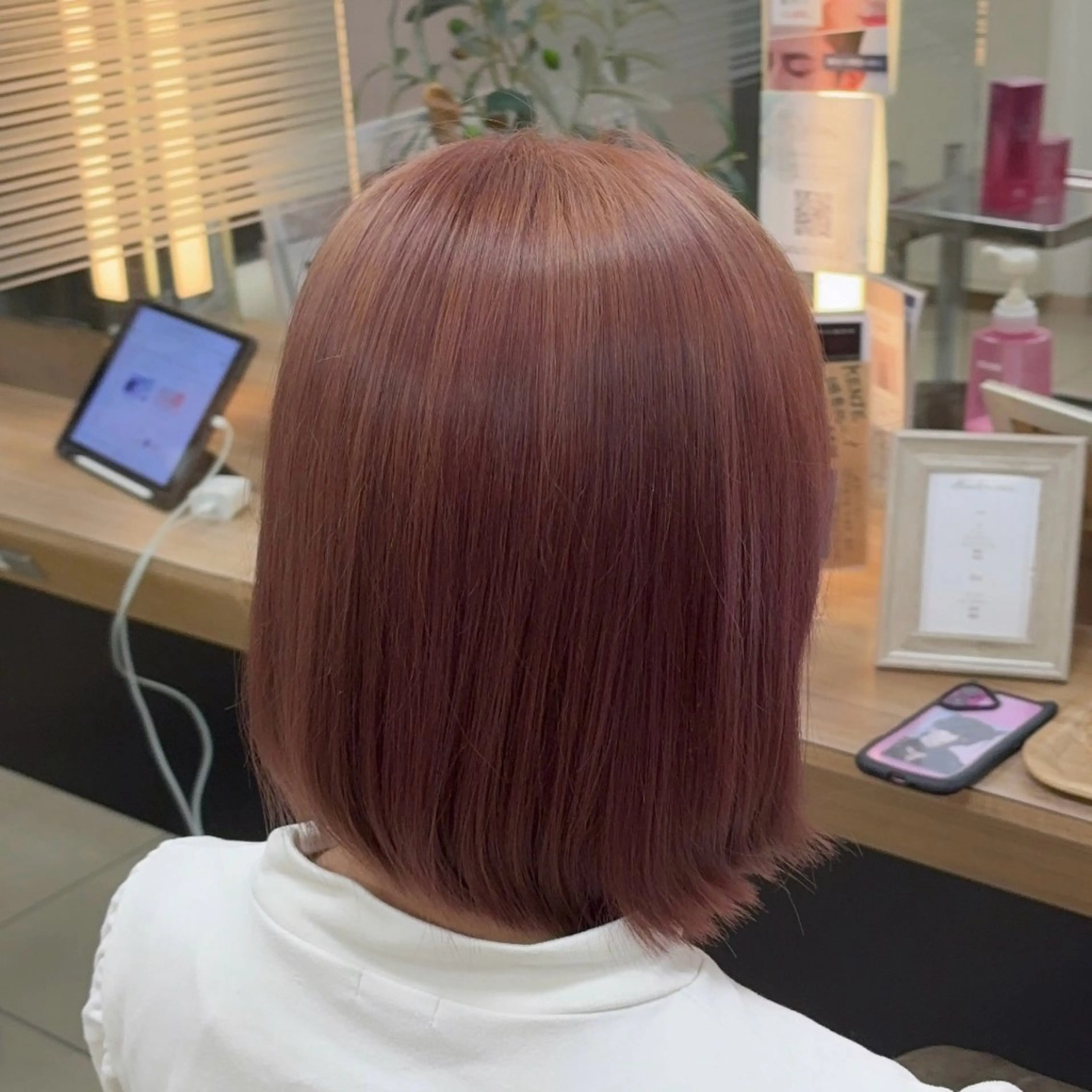 ショート ヘアカラー トリートメント ダブルカラー/透明感 /Hikari💫のヘアスタイル