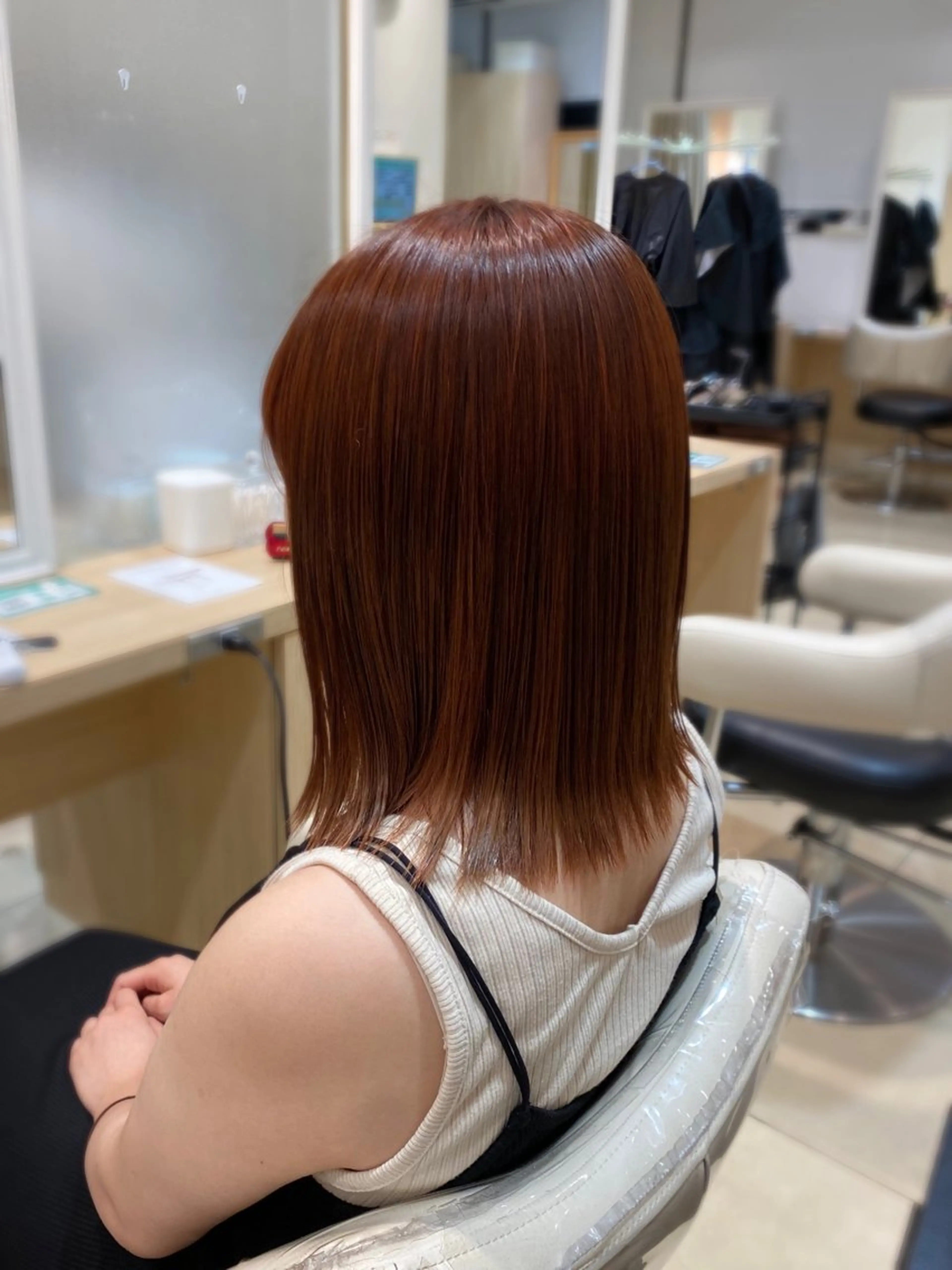 ミディアム カラー Ash中目黒店 榊間茜のヘアスタイル