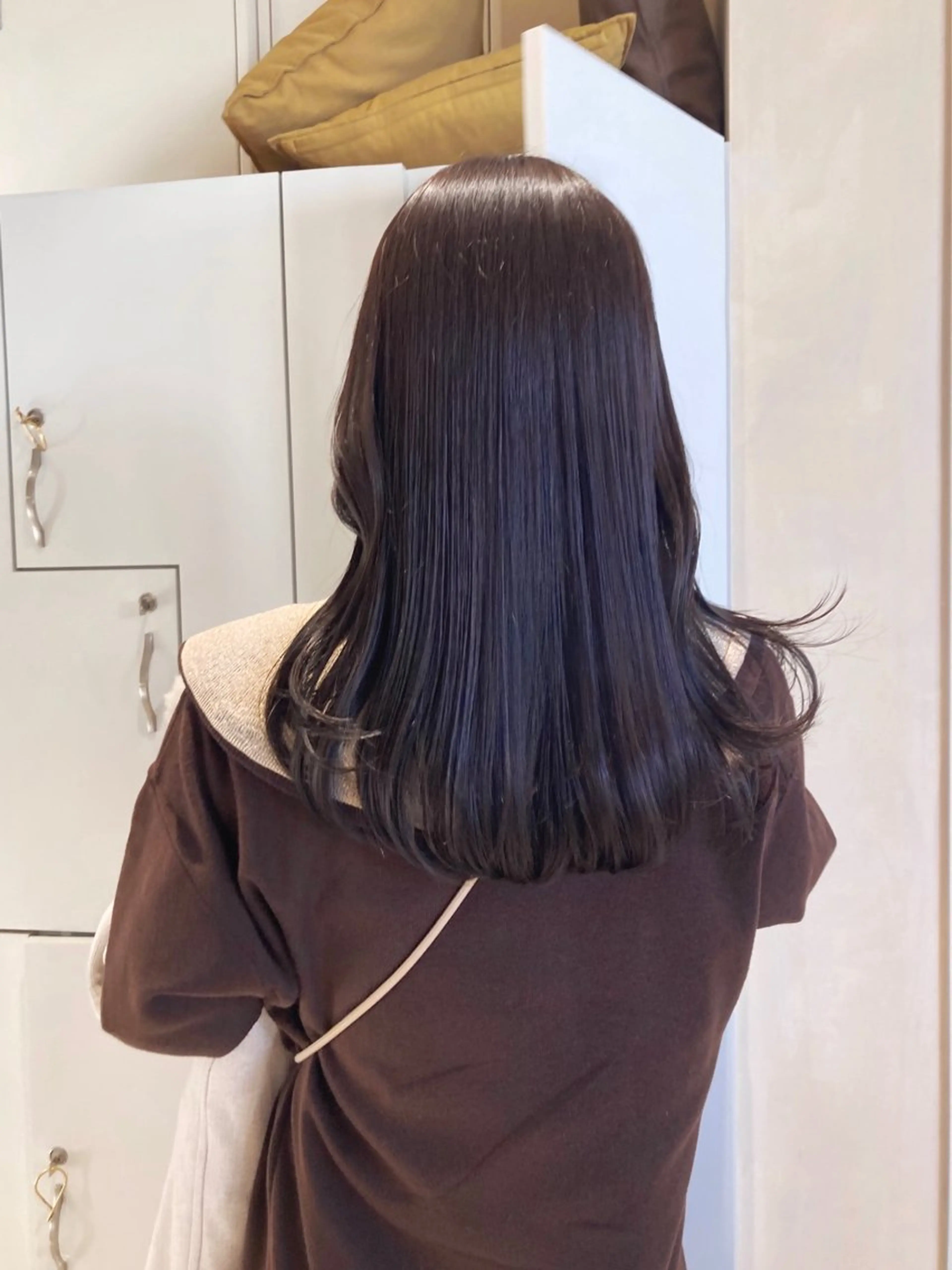 セミロング カラー ラベンダーカラー MURANAKA RYOのヘアスタイル
