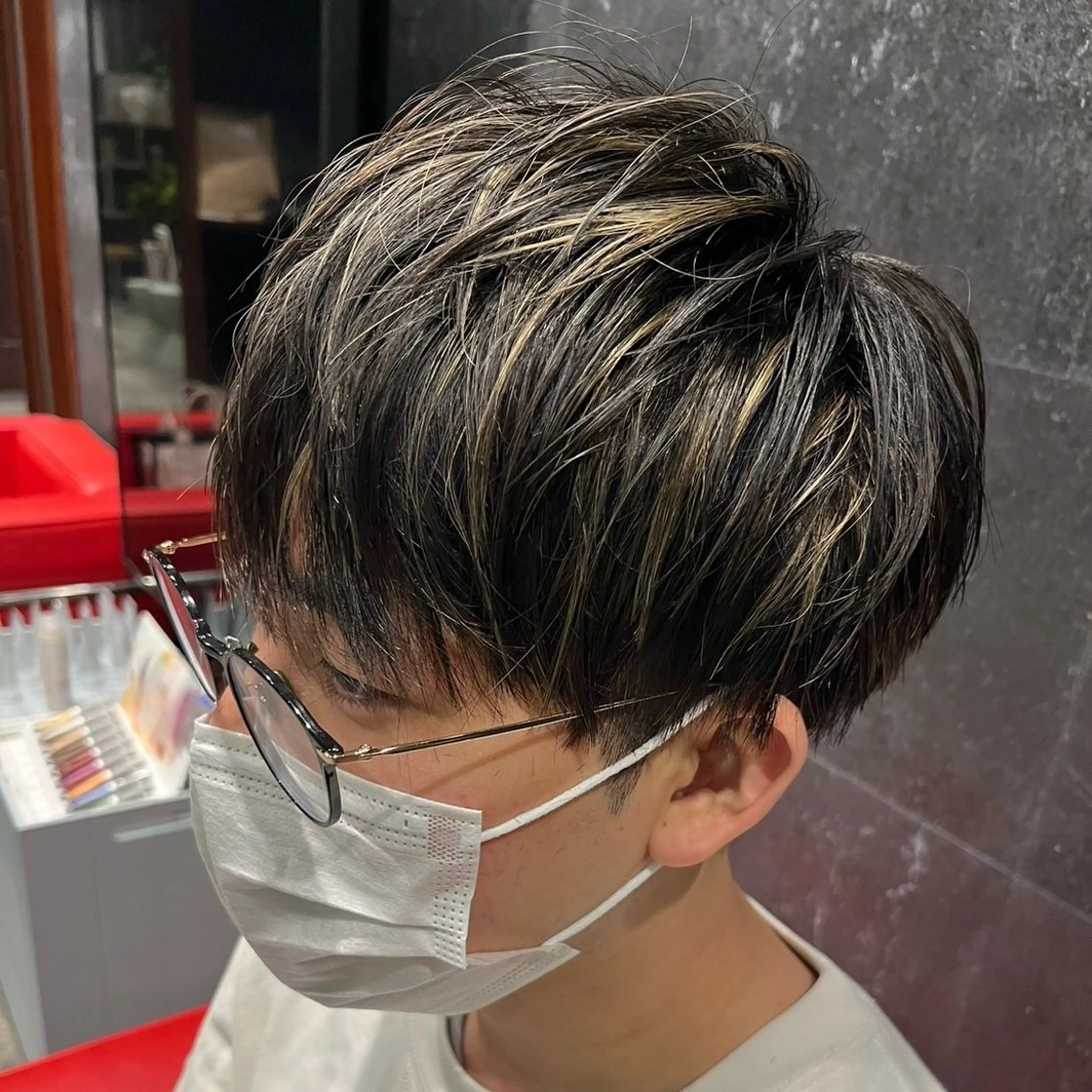 メンズ カット 馬場 滉士のヘアスタイル