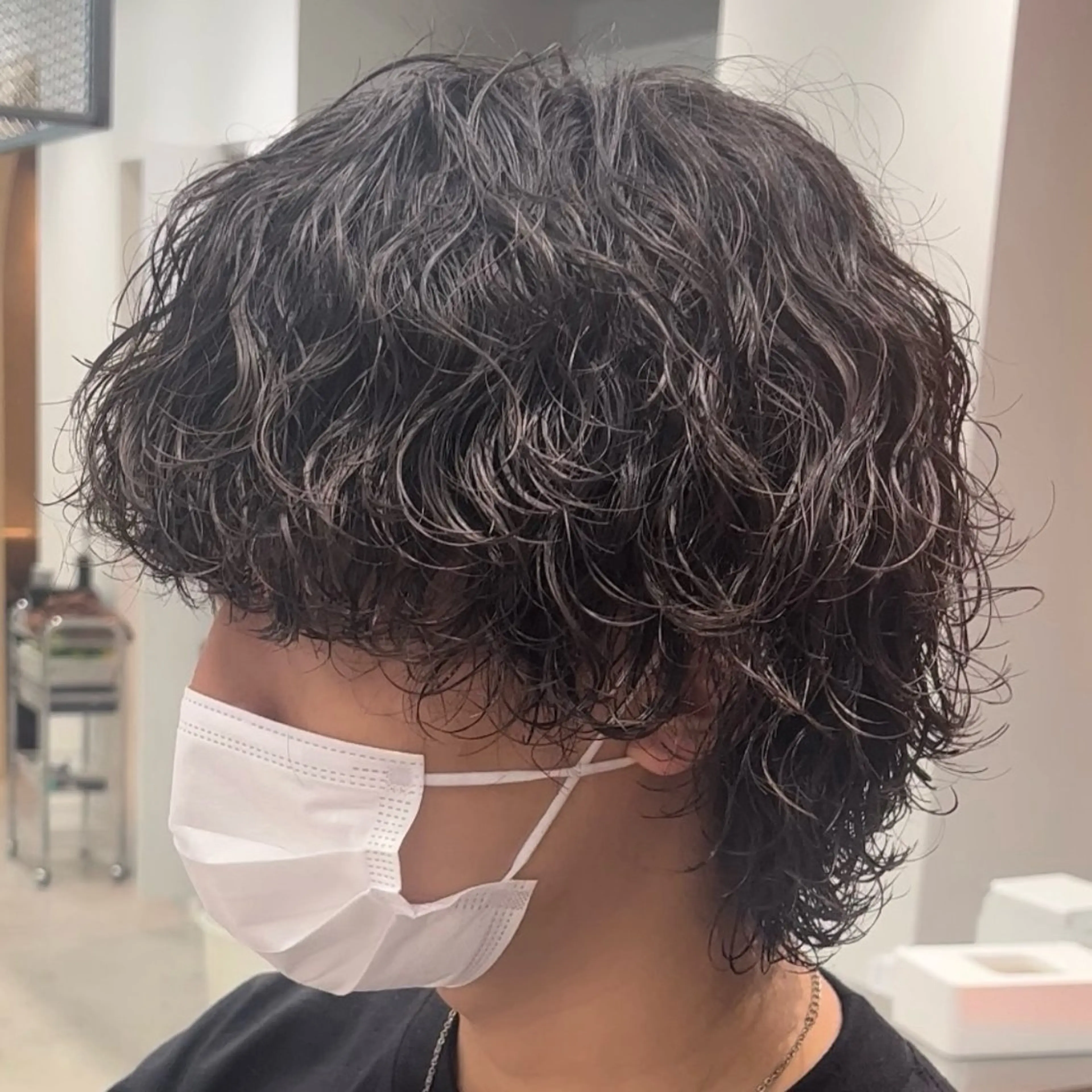 セミロング パーマ ヘアアレンジ メンズ fifth Tokyo所属・fifth 石川 凪のヘアスタイル