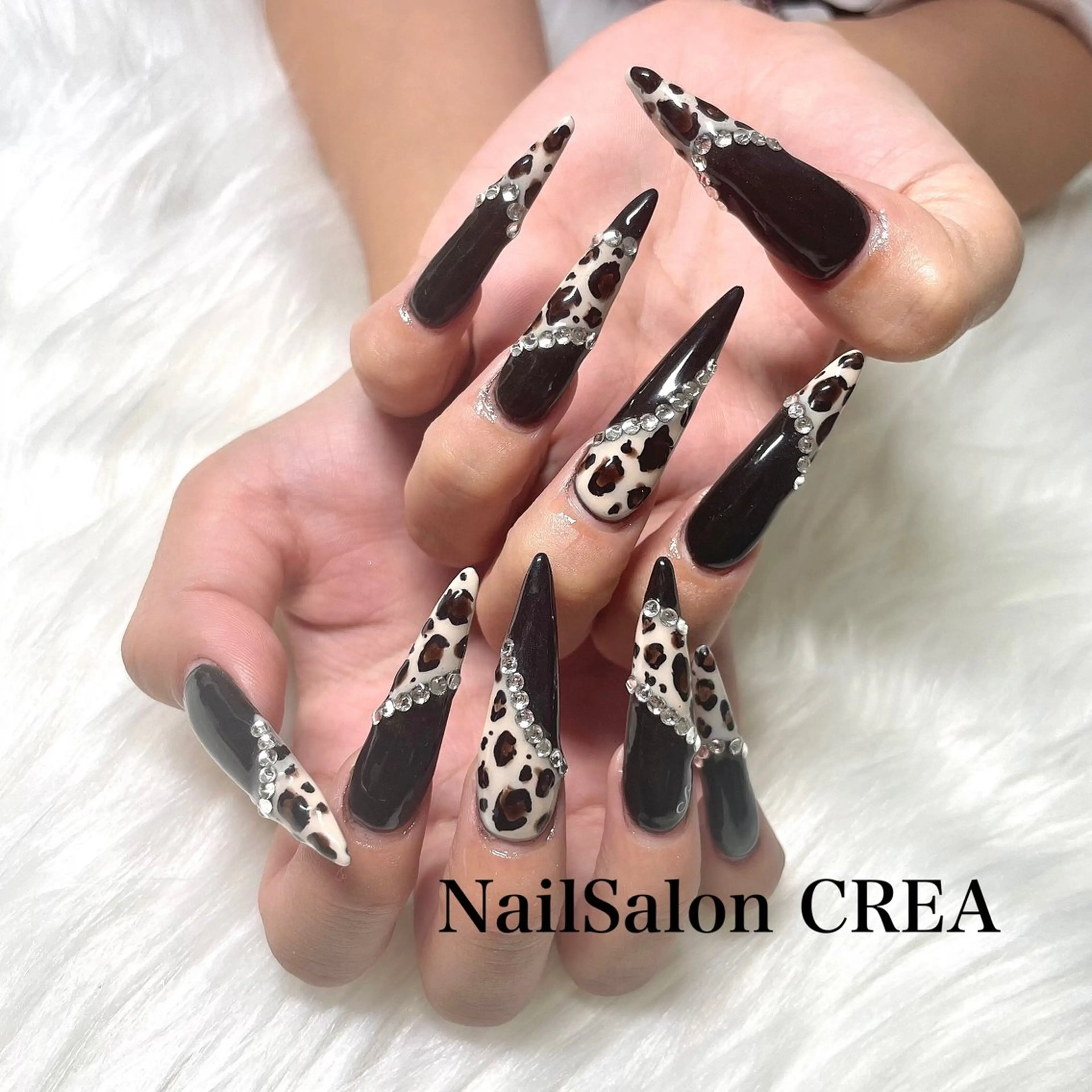 ネイル ロングネイル ハンドネイル NailSalon CREAのネイルデザイン