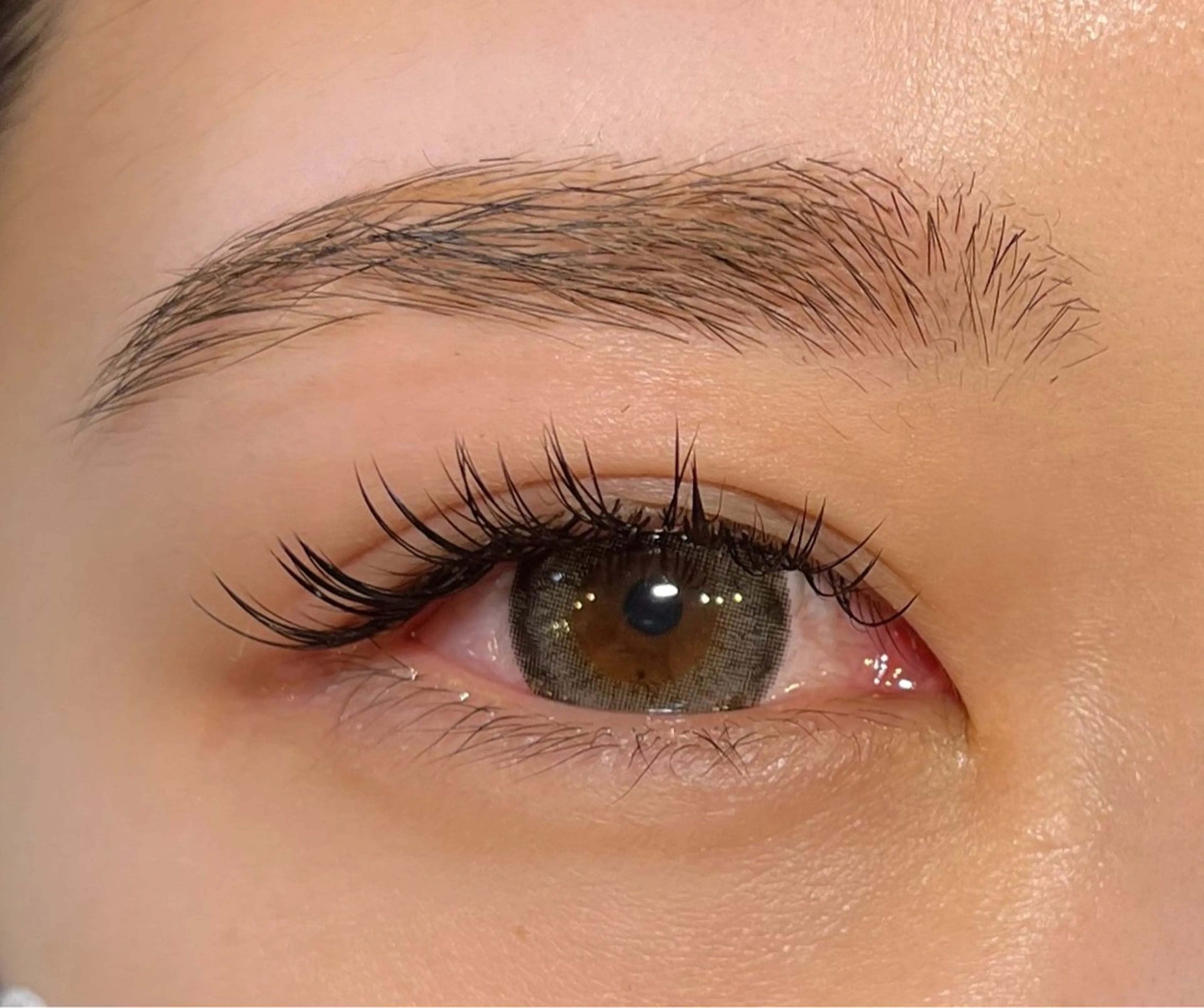 フラットラッシュ（100本まで）+まつげパーマ🌱まつげに濃さが欲しい方👌の写真