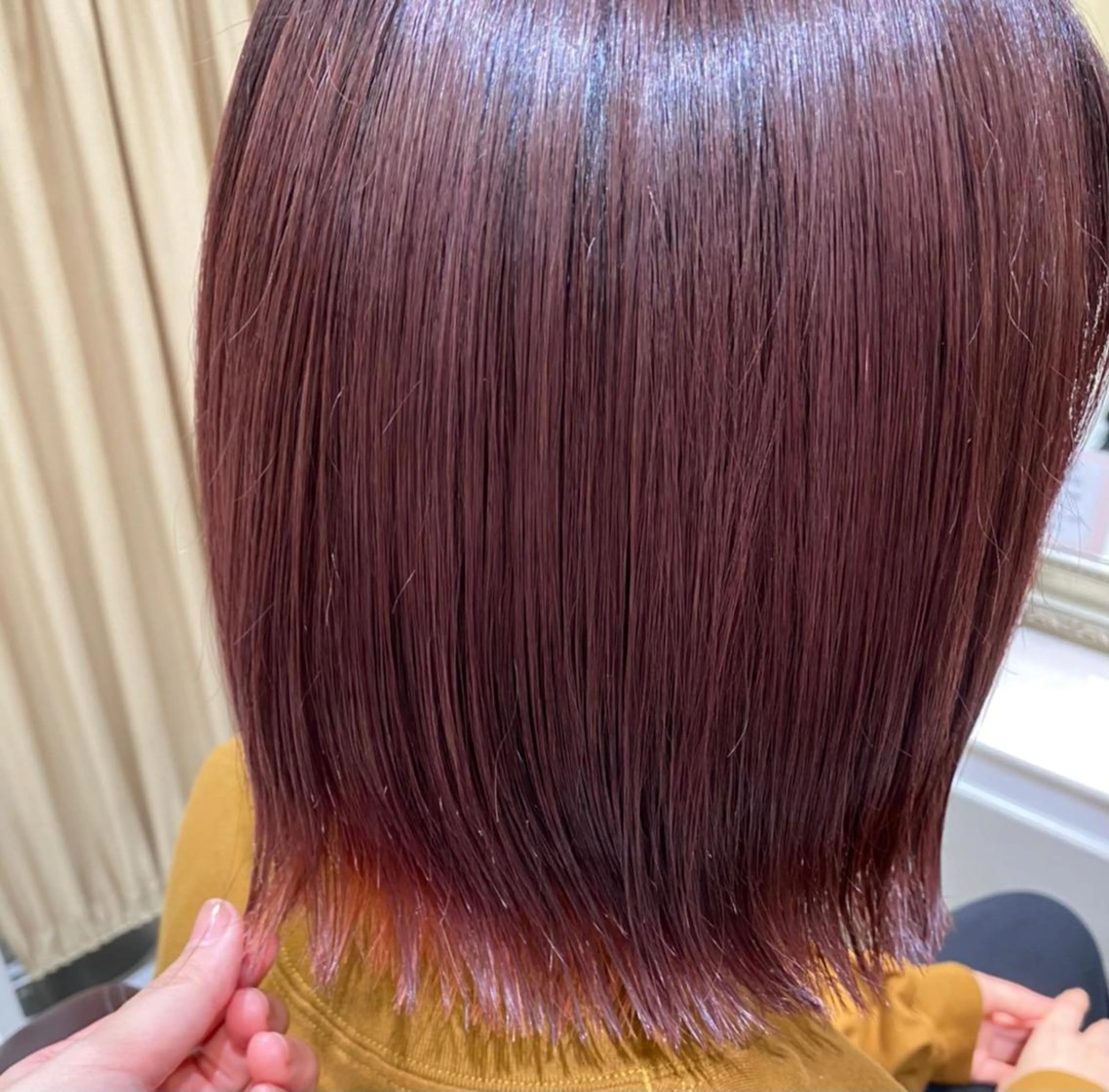 ミディアム カラー 🍊オオノ リホ🍑のヘアスタイル