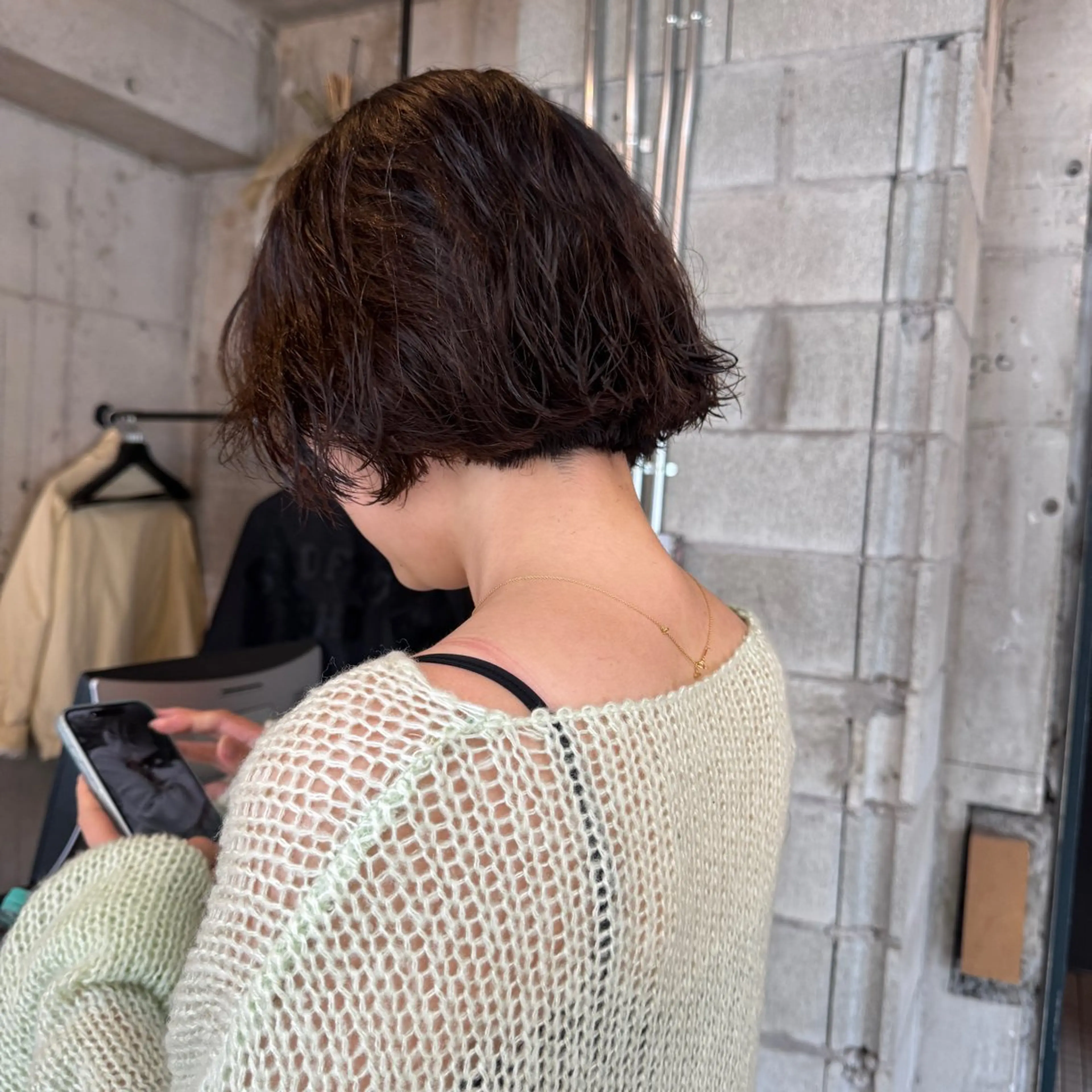 ショート カラー パーマ ブラウンカラー ボブ カット ヘアカラー パーマ 🍈yurina 福岡/パーマ🍈のヘアスタイル