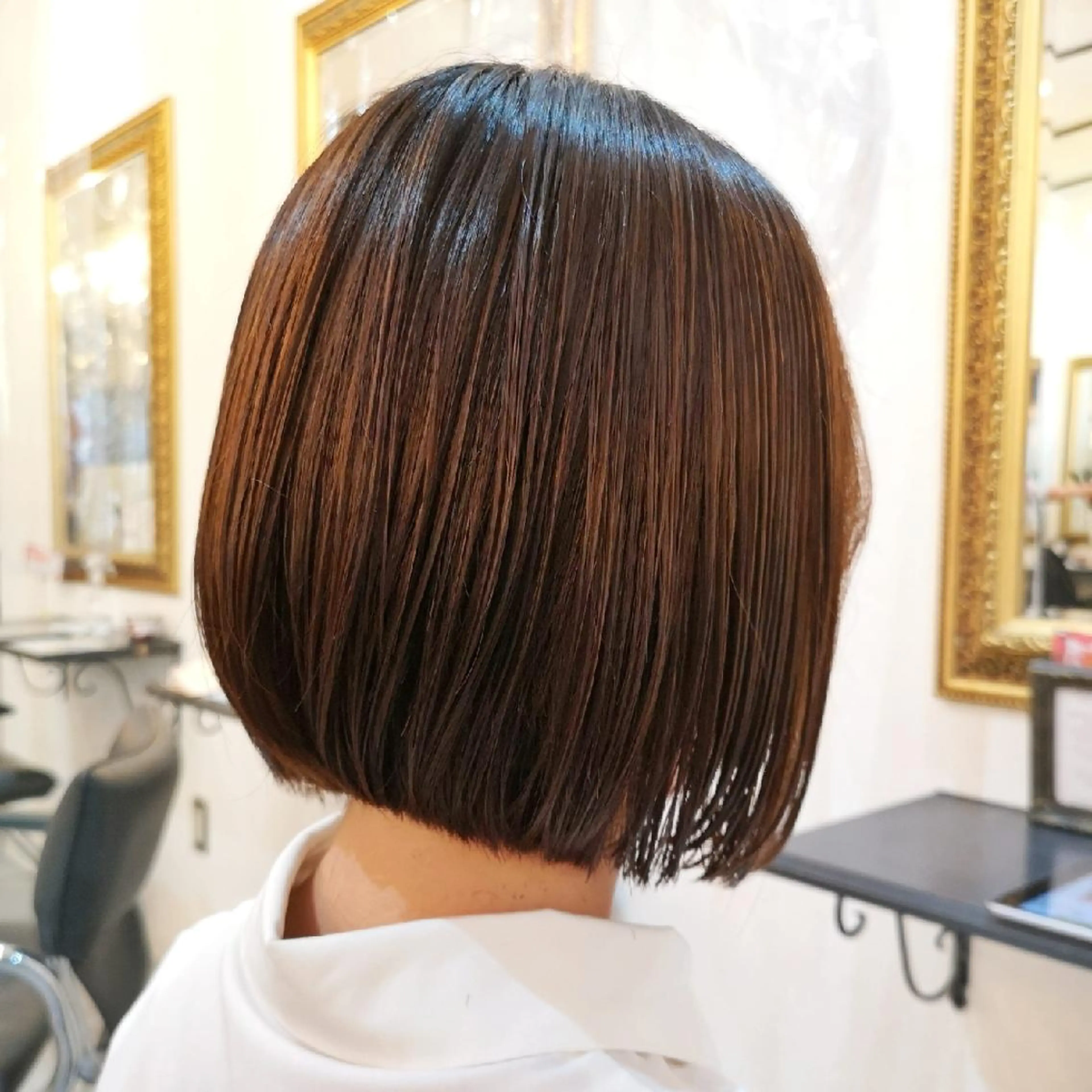 ショート カラー 切りっぱなしボブ ボブ 韓国風ヘア カット ヘアカラー ✨艶髪✖癒し✨🍀 miyazawaのヘアスタイル