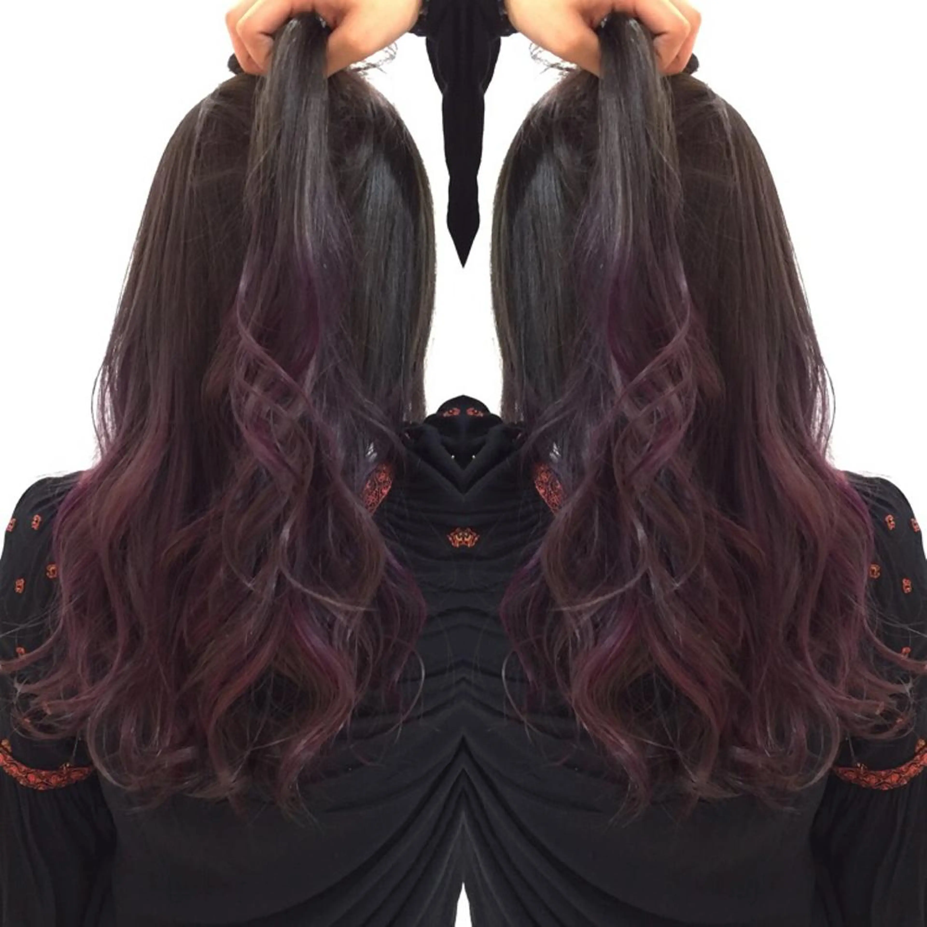 セミロング カラー アッシュ グラデーションカラー 髪質改善特化サロン ICONIQ天神店のヘアスタイル