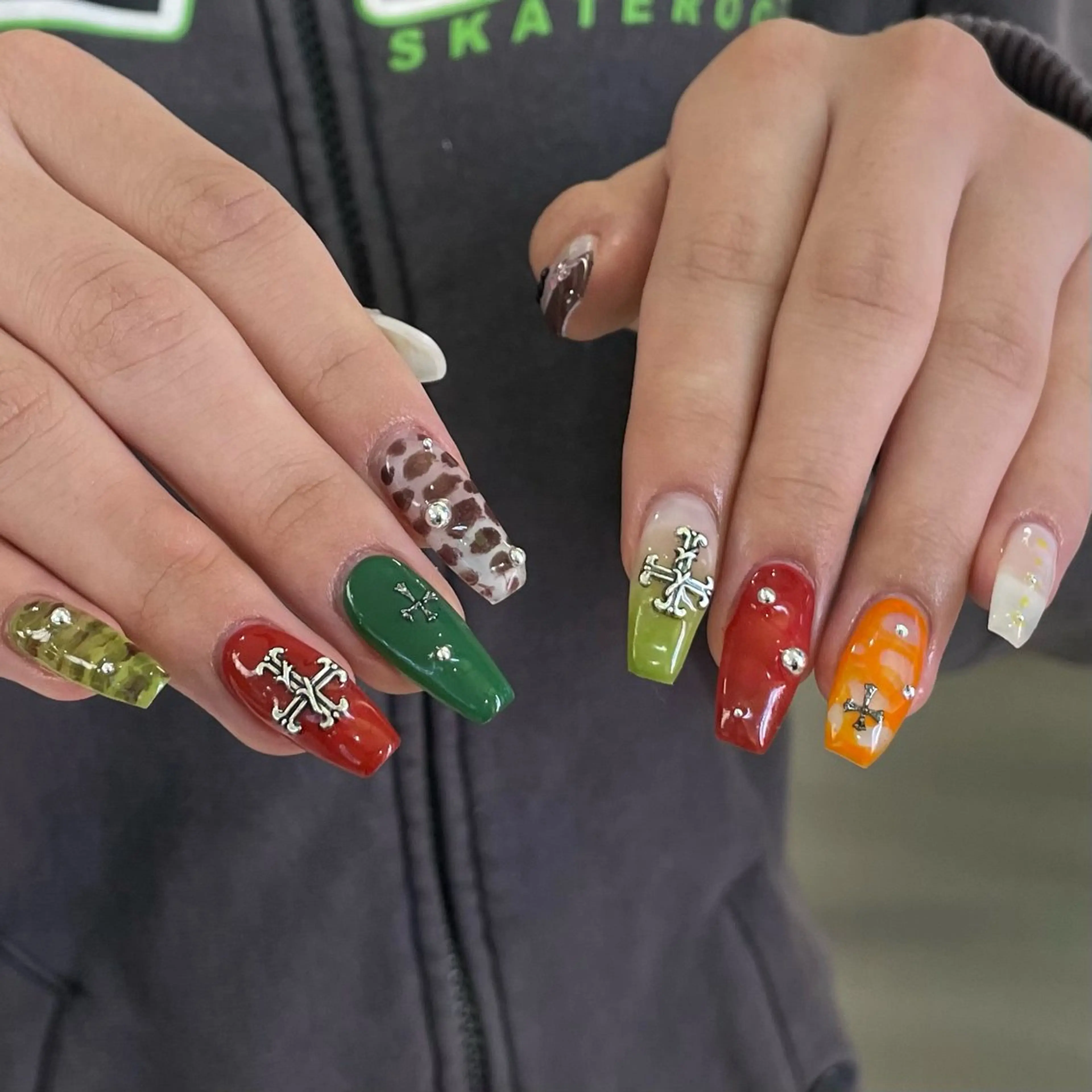 ネイル クルミ/ 💕ワンホンネイルのネイルデザイン