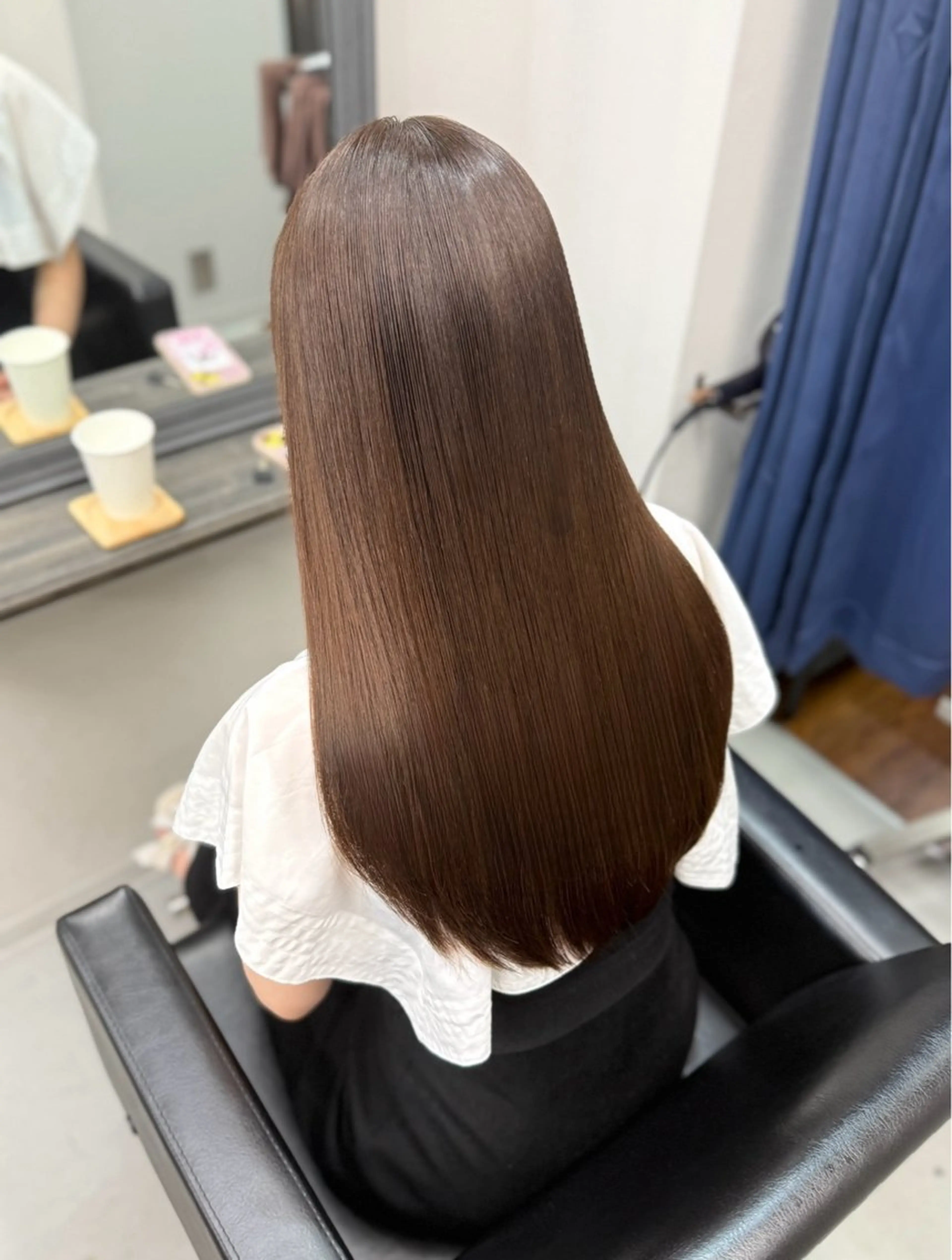 ロング カラー カット 縮毛矯正 トリートメント XYZ新宿所属・縮毛矯正/韓国 /店長/KANATOのヘアスタイル