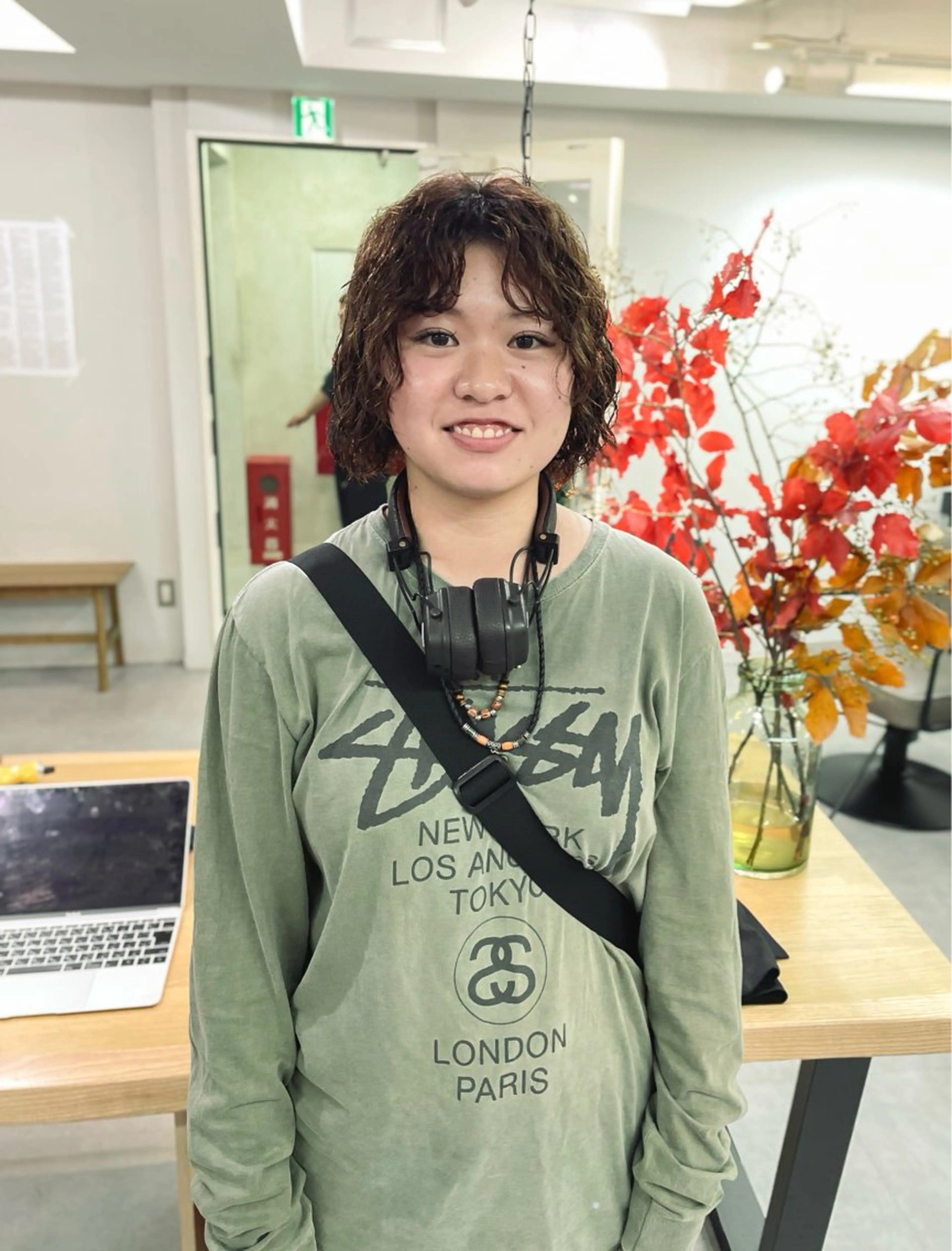 ショート パーマ ボブ カット パーマ パーマ＊ 顔まわり似合わせのヘアスタイル