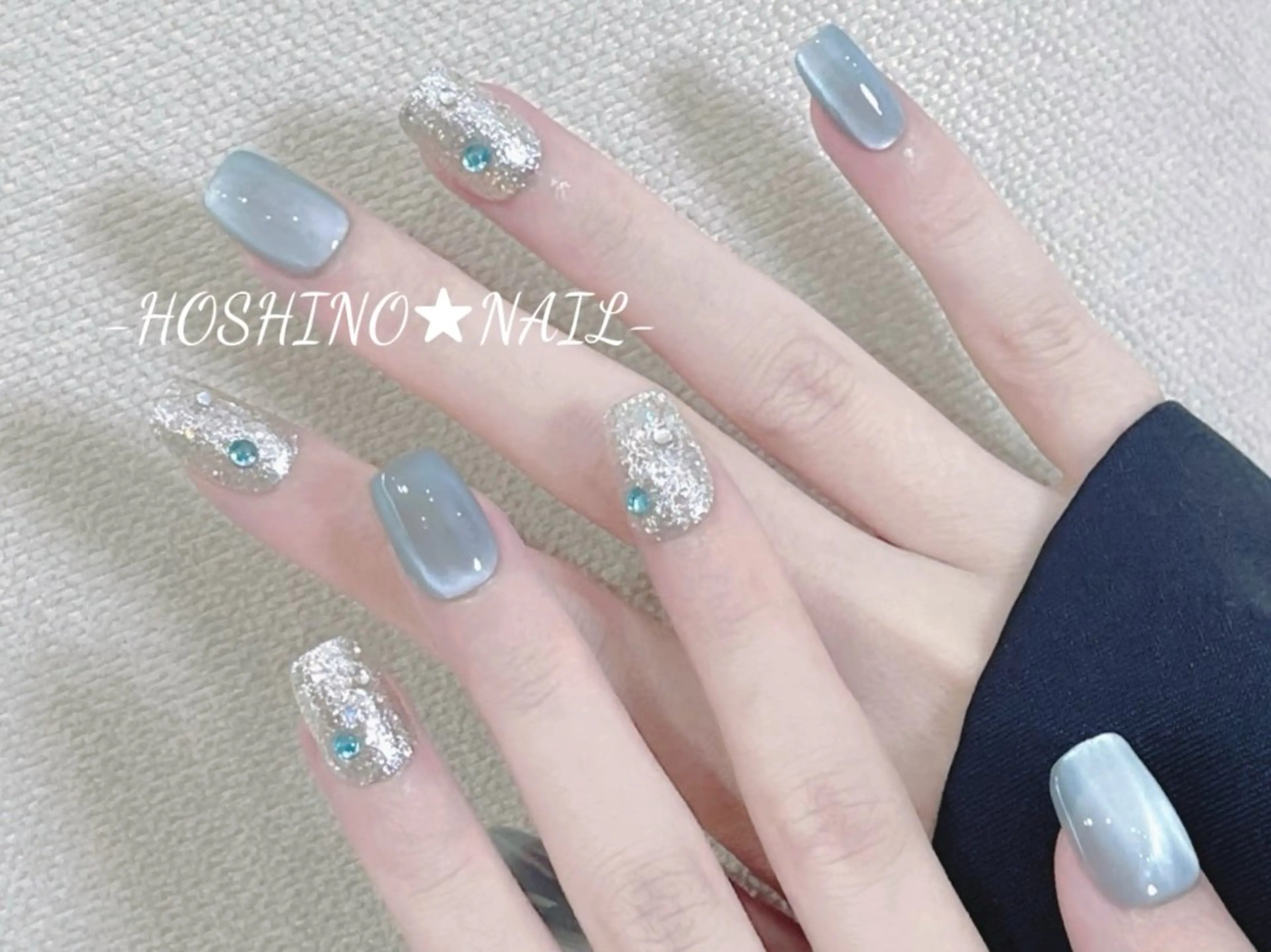 ネイル 長さ出し フットネイル ジェルネイル 韓国ネイル マグネットネイル ハンドネイル ★HOSHINO NAIL★新宿店のネイルデザイン