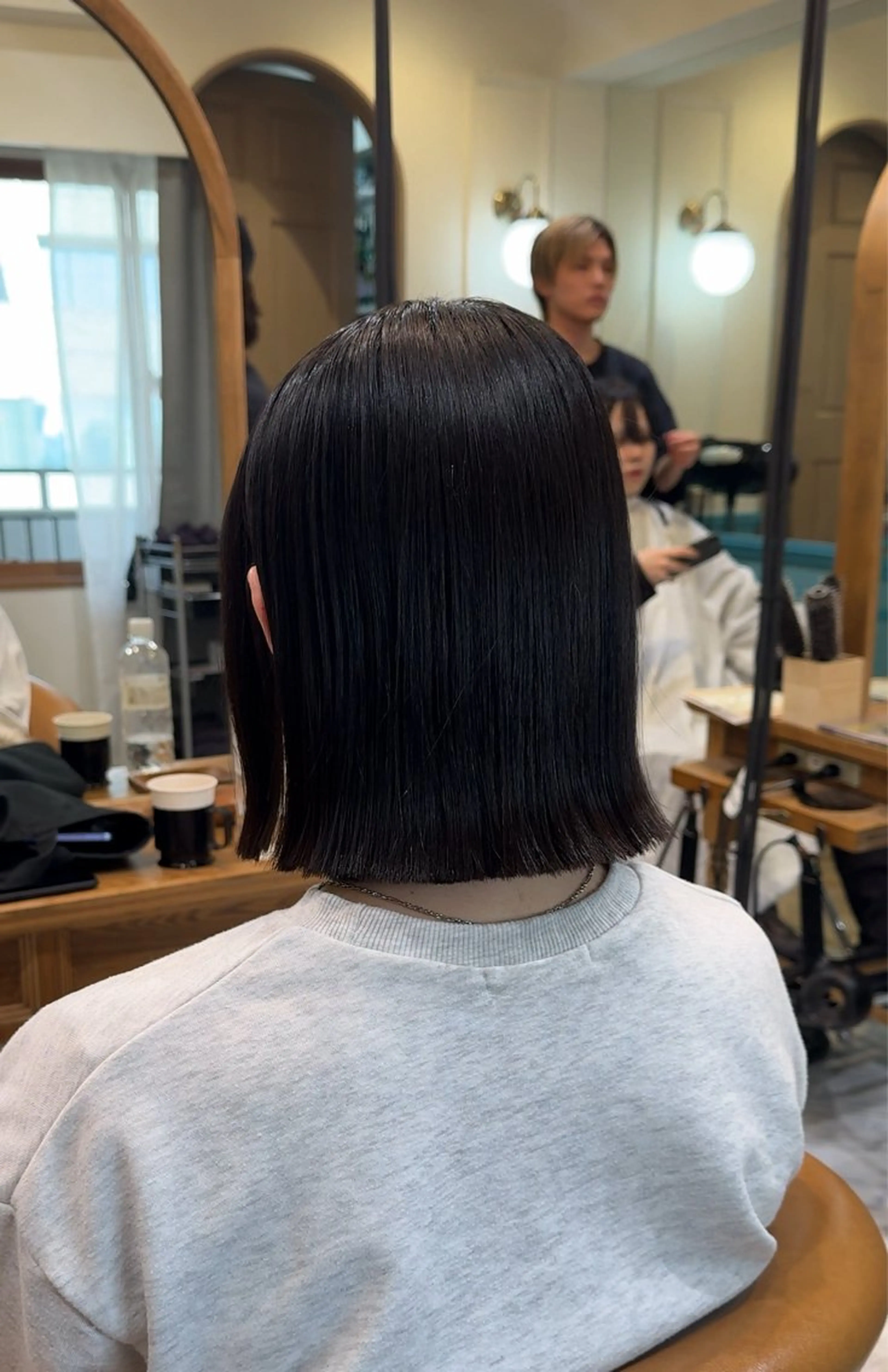 ミディアム カット ヘアカラー 池袋/ボブ/ボブ矯正 髪質改善/山本のヘアスタイル