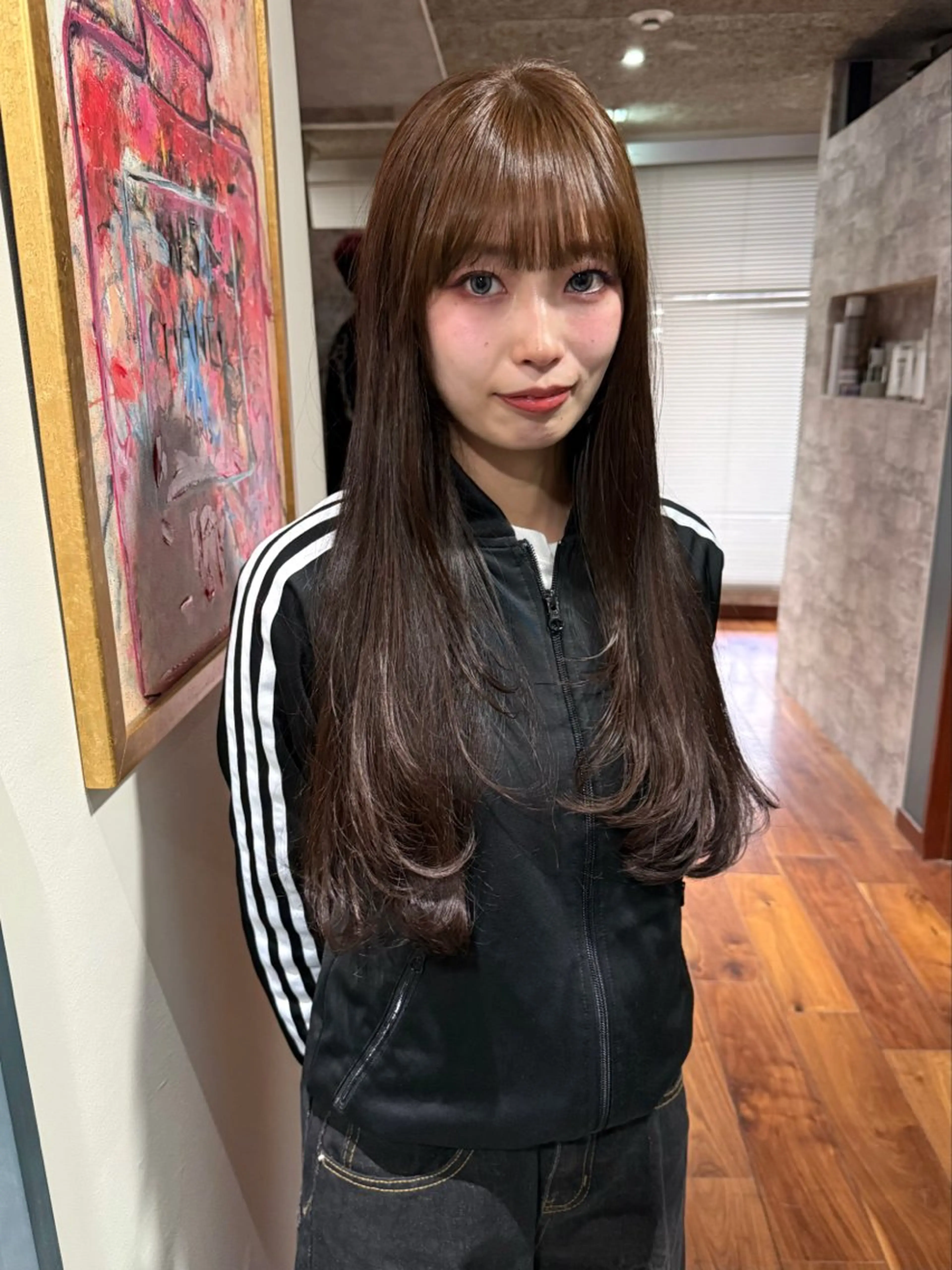 ロング カラー カット ヘアカラー トリートメント mai / linoah˚✧のヘアスタイル