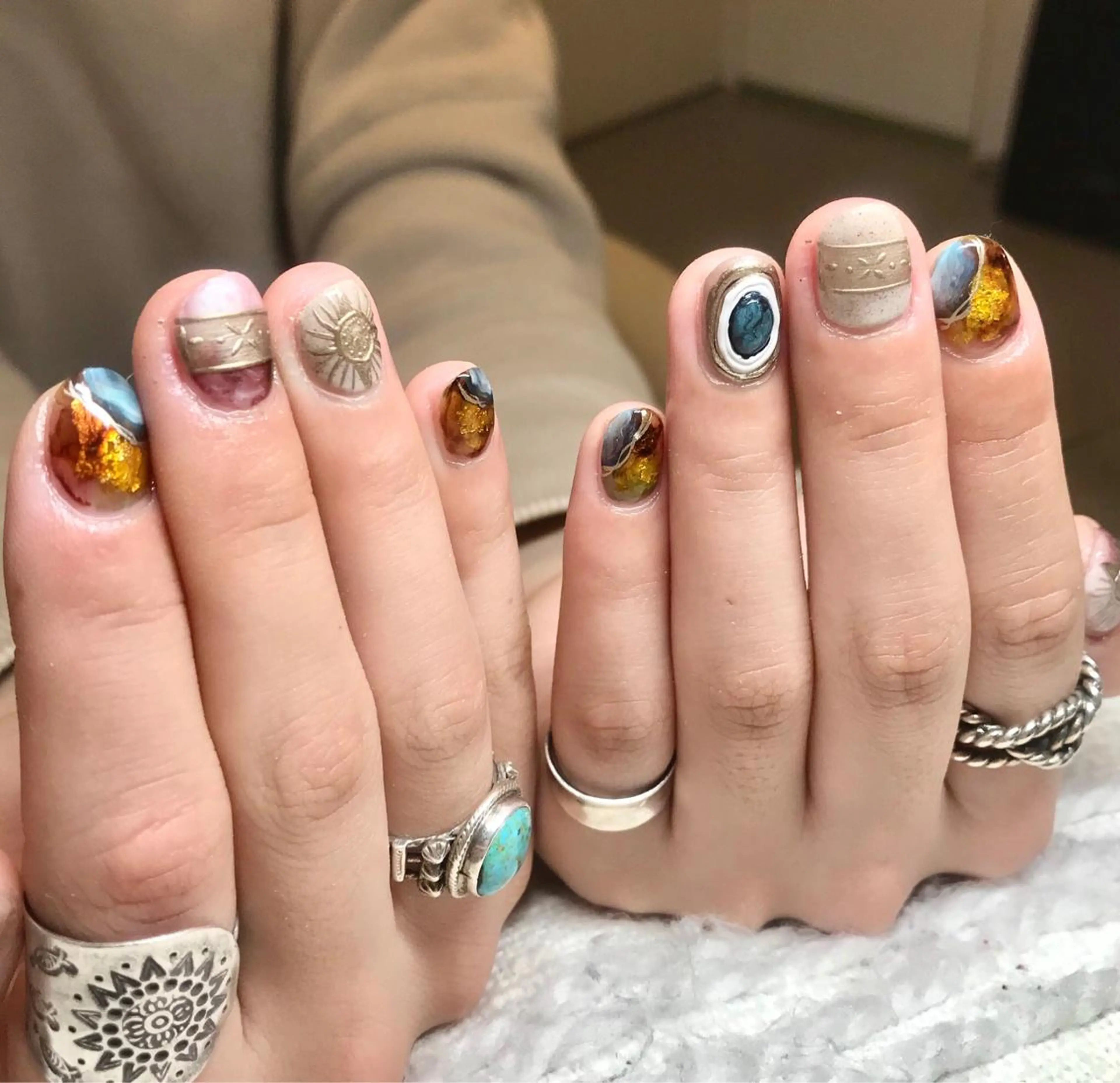 ショート カラー パーマ ヘアアレンジ ネイル マツエク・マツパ nail&eye Aoのマツエク・マツパデザイン