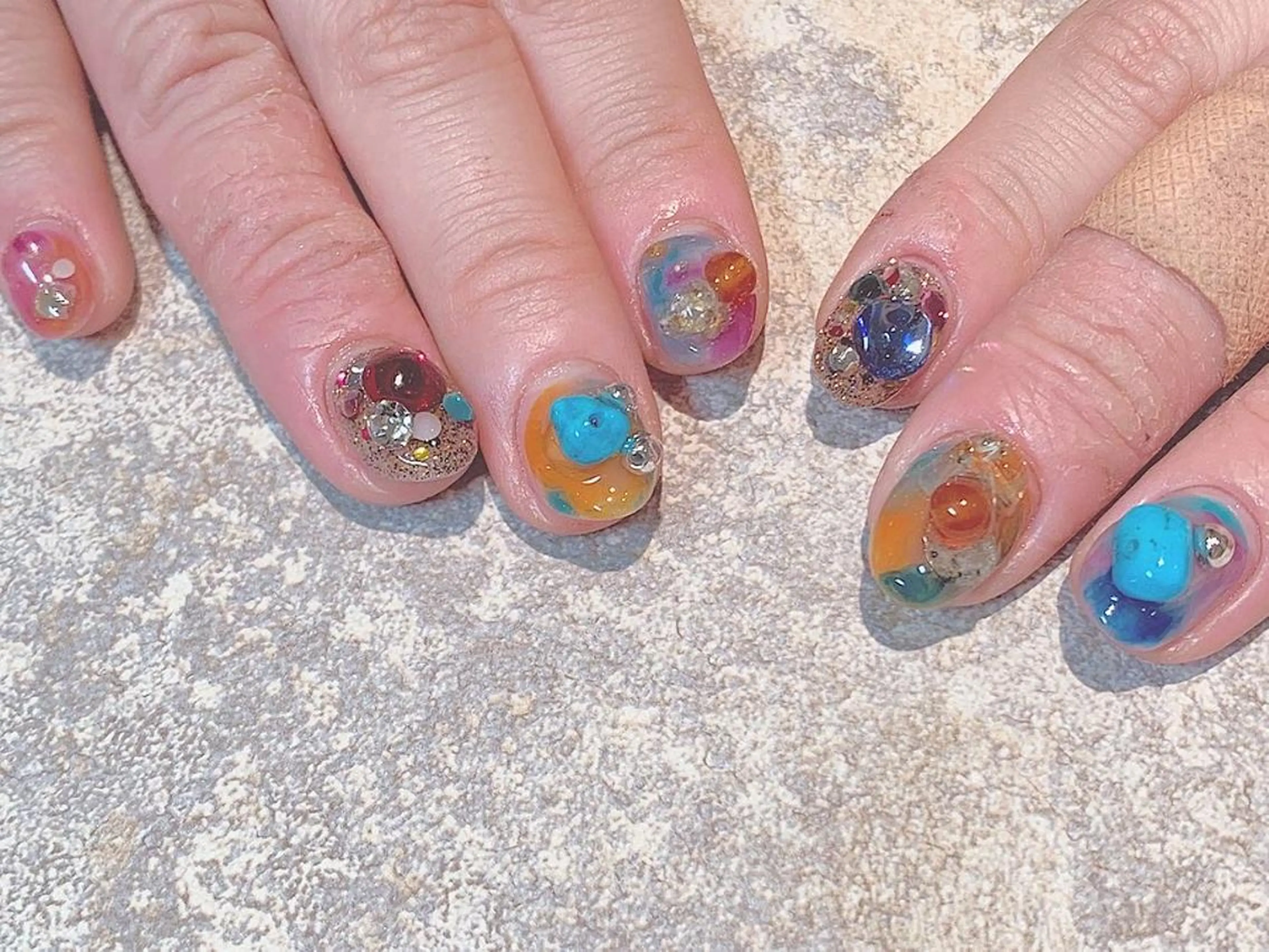 ネイル ハンドネイル LUKE所属・もとまつ さちこのネイルデザイン