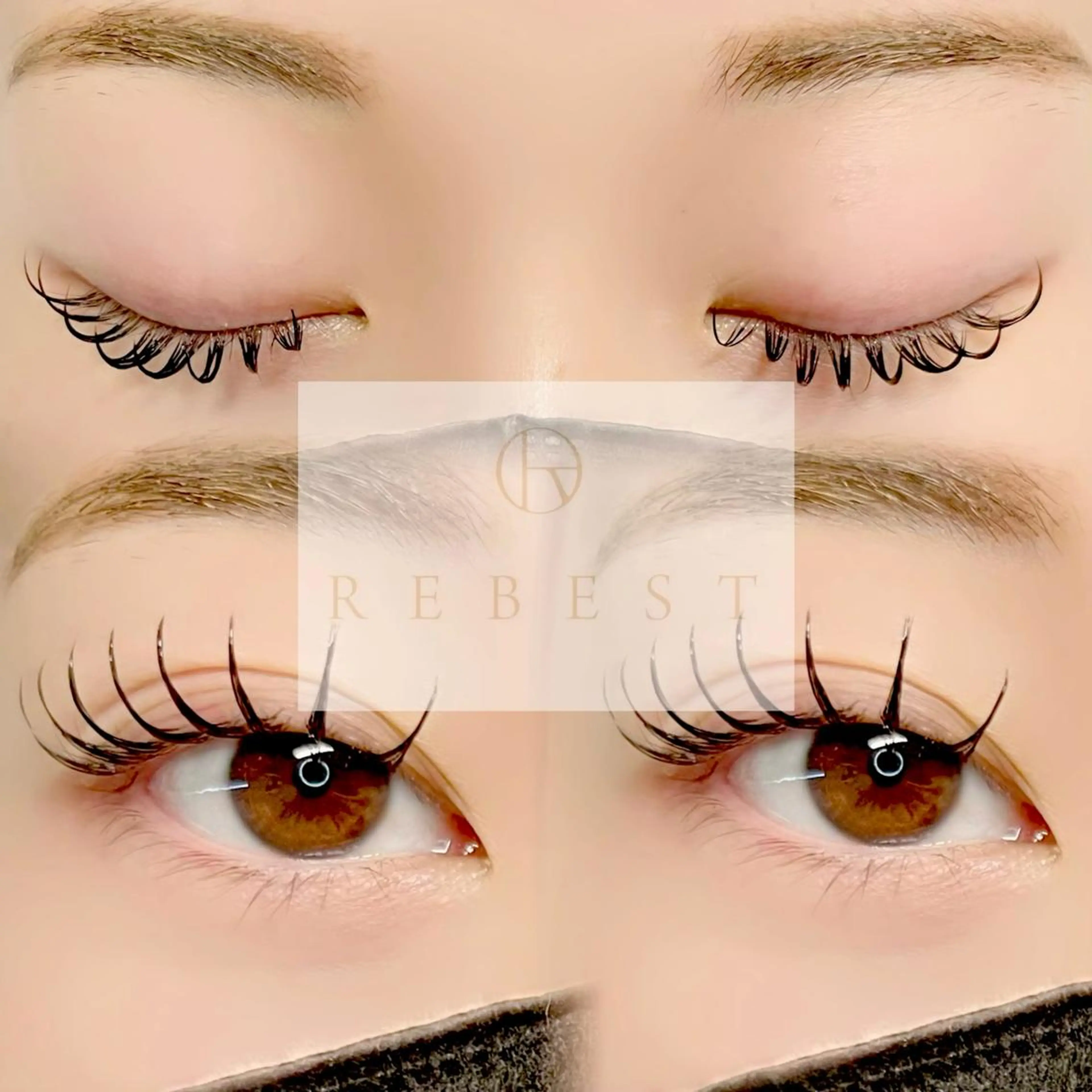 マツエク・マツパ マツエク REBEST 四條畷店のマツエク・マツパデザイン