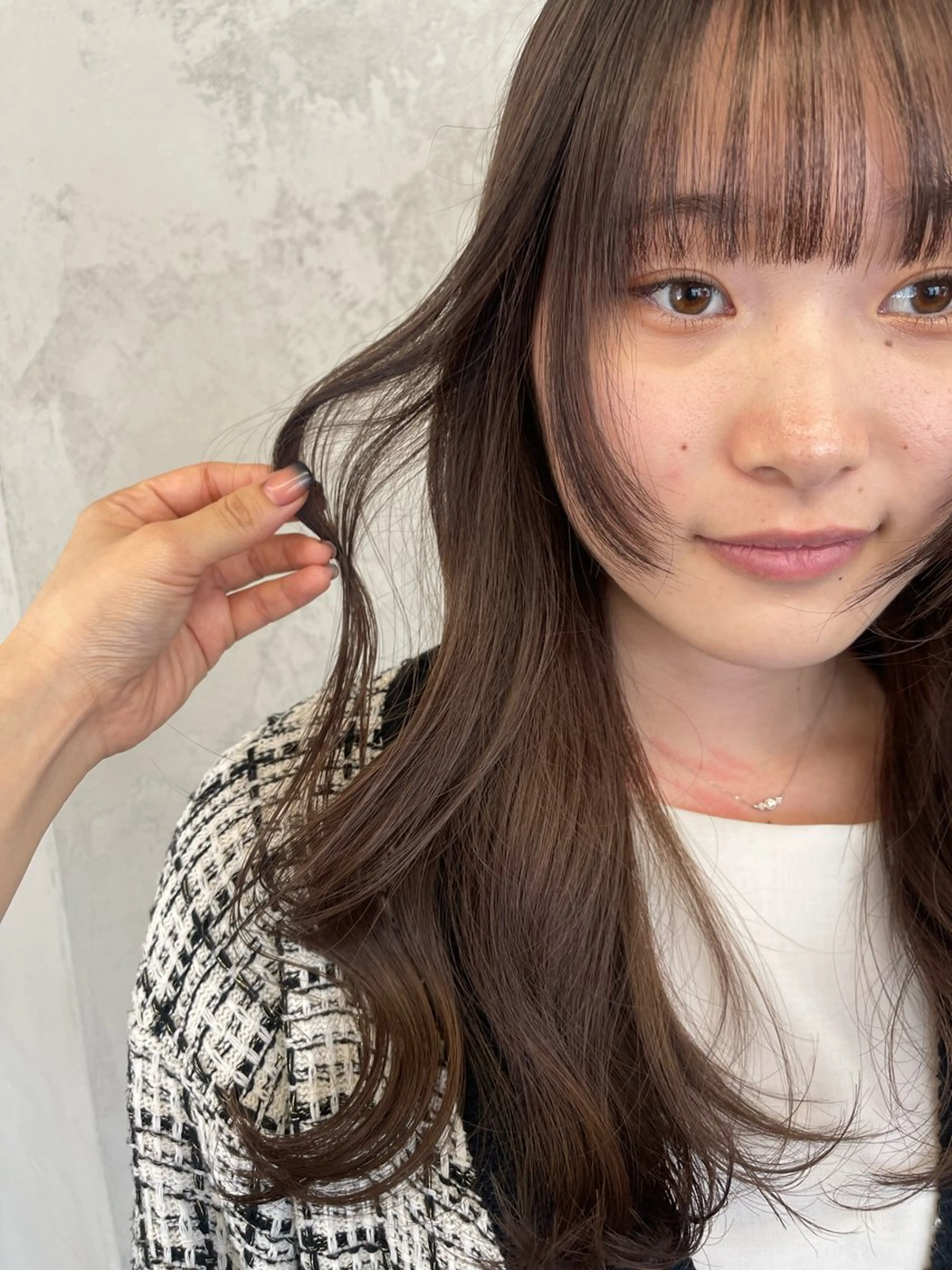 セミロング カラー ダブルカラー /まつ毛パーマ🎀のヘアスタイル