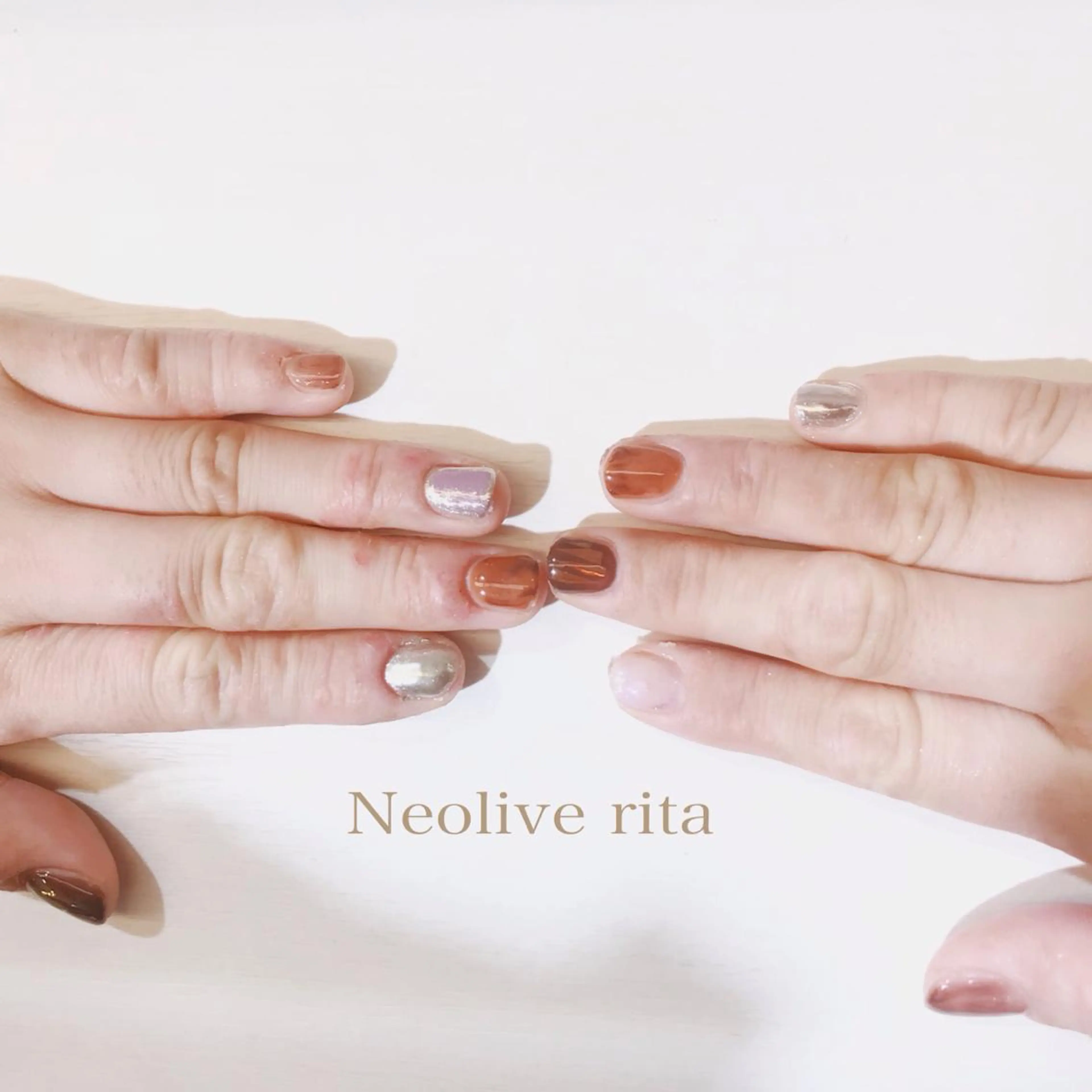 ネイル 原 麻耶のヘアスタイル