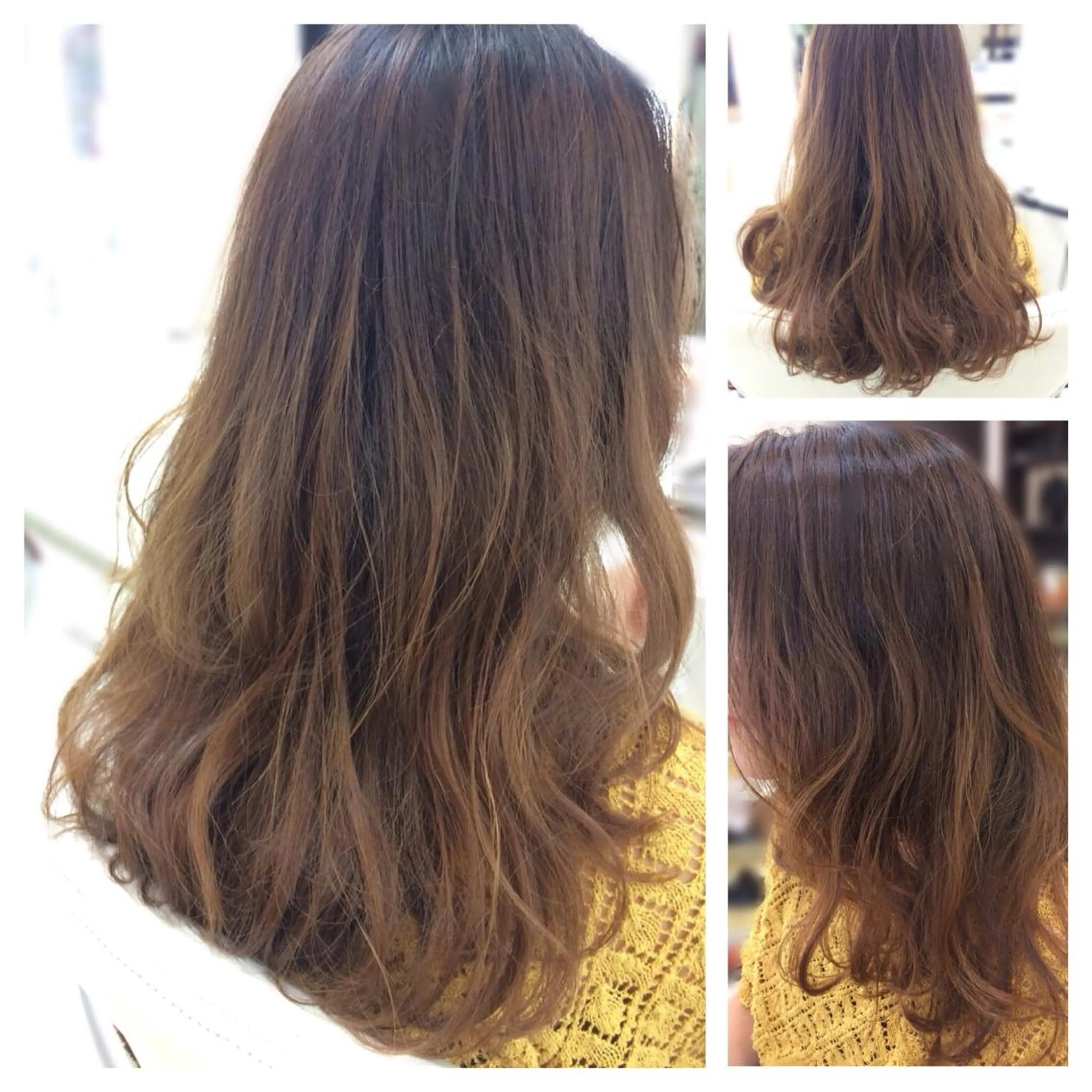 セミロング いけだ ゆうのヘアスタイル