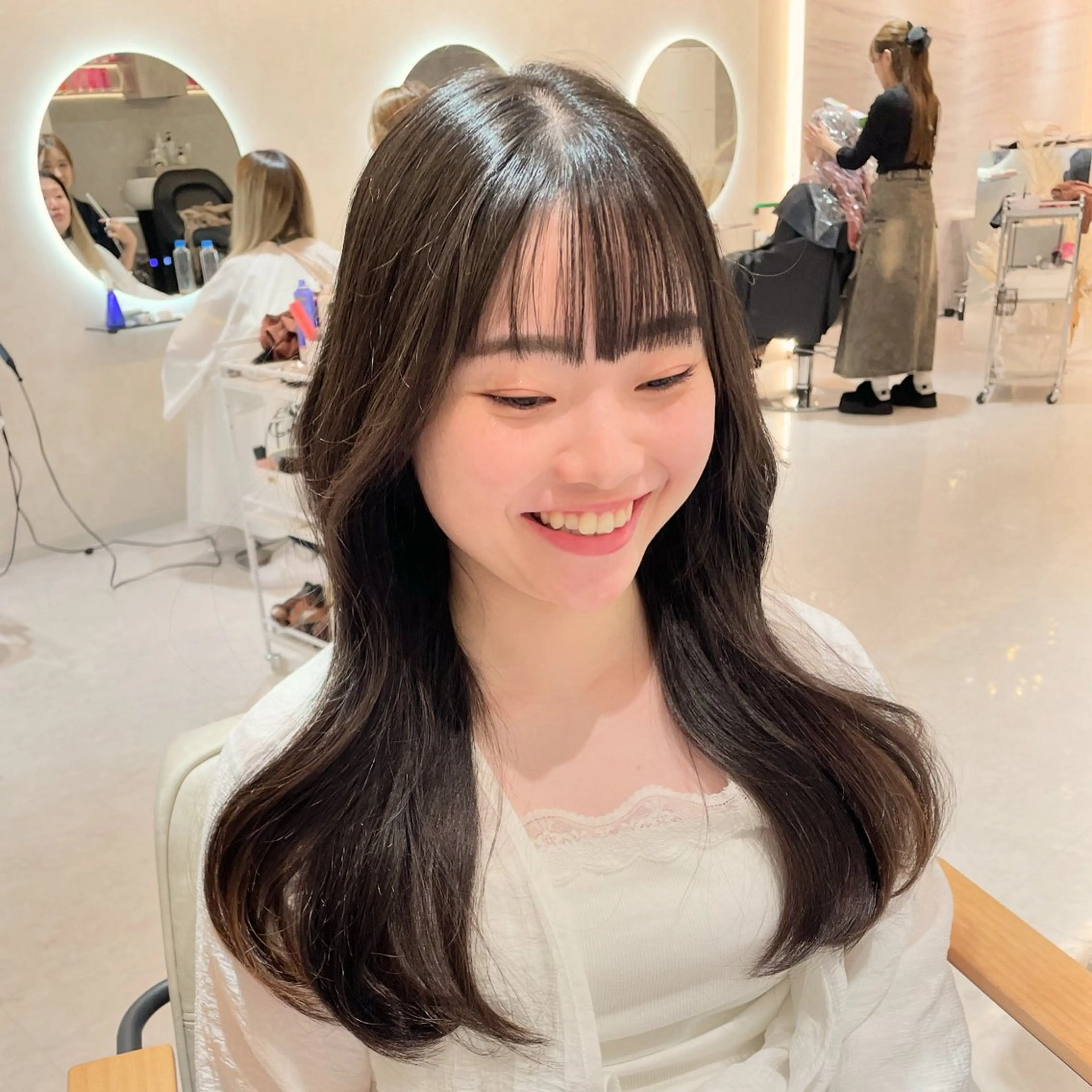 【🫧髪質改善TR付きカラー🫧】カラー+✨高品質✨《💎BYKARTEトリートメント💎》の写真