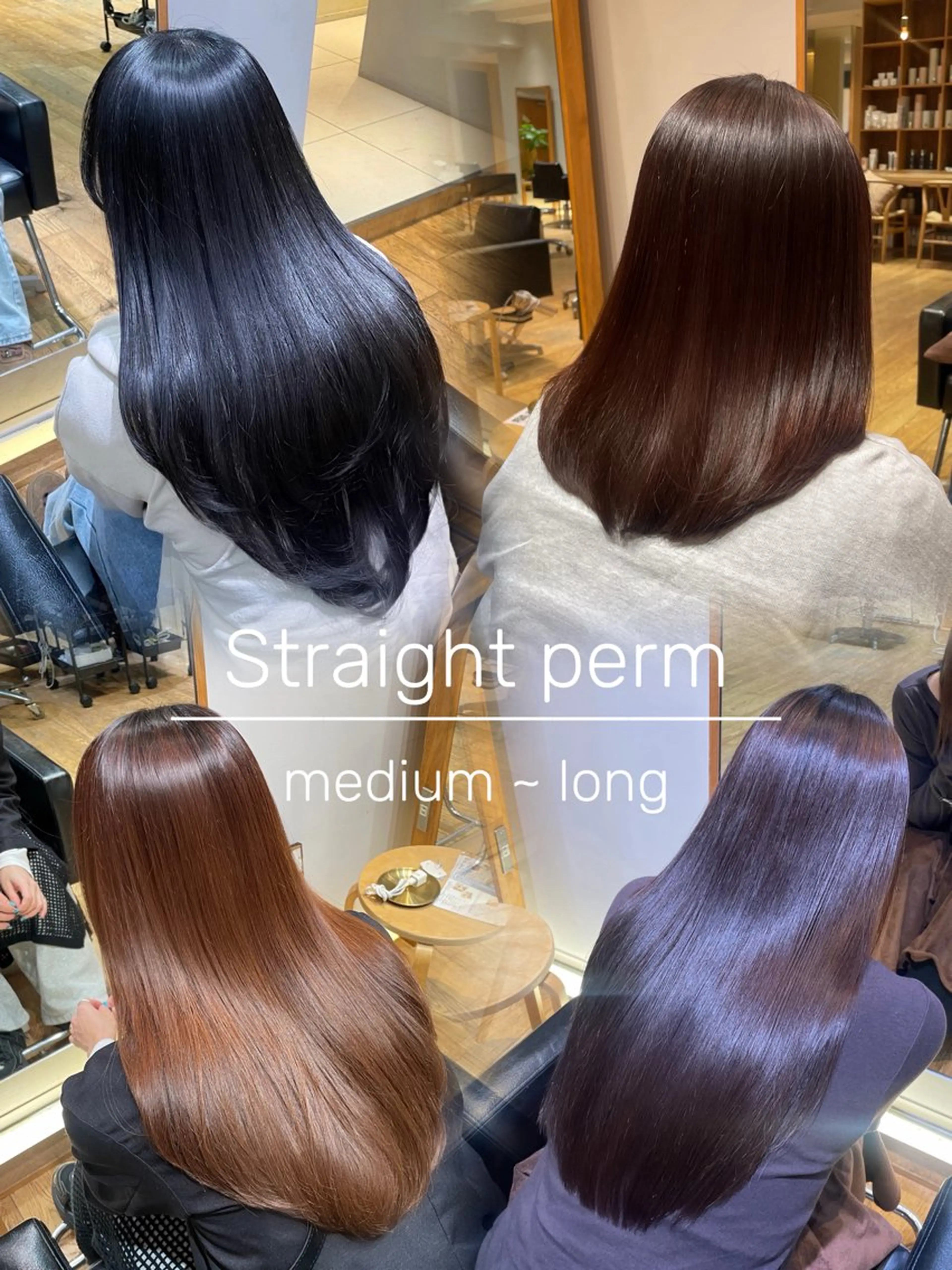 ロング カット 縮毛矯正 縮毛矯正/レイヤー /ひかるのヘアスタイル