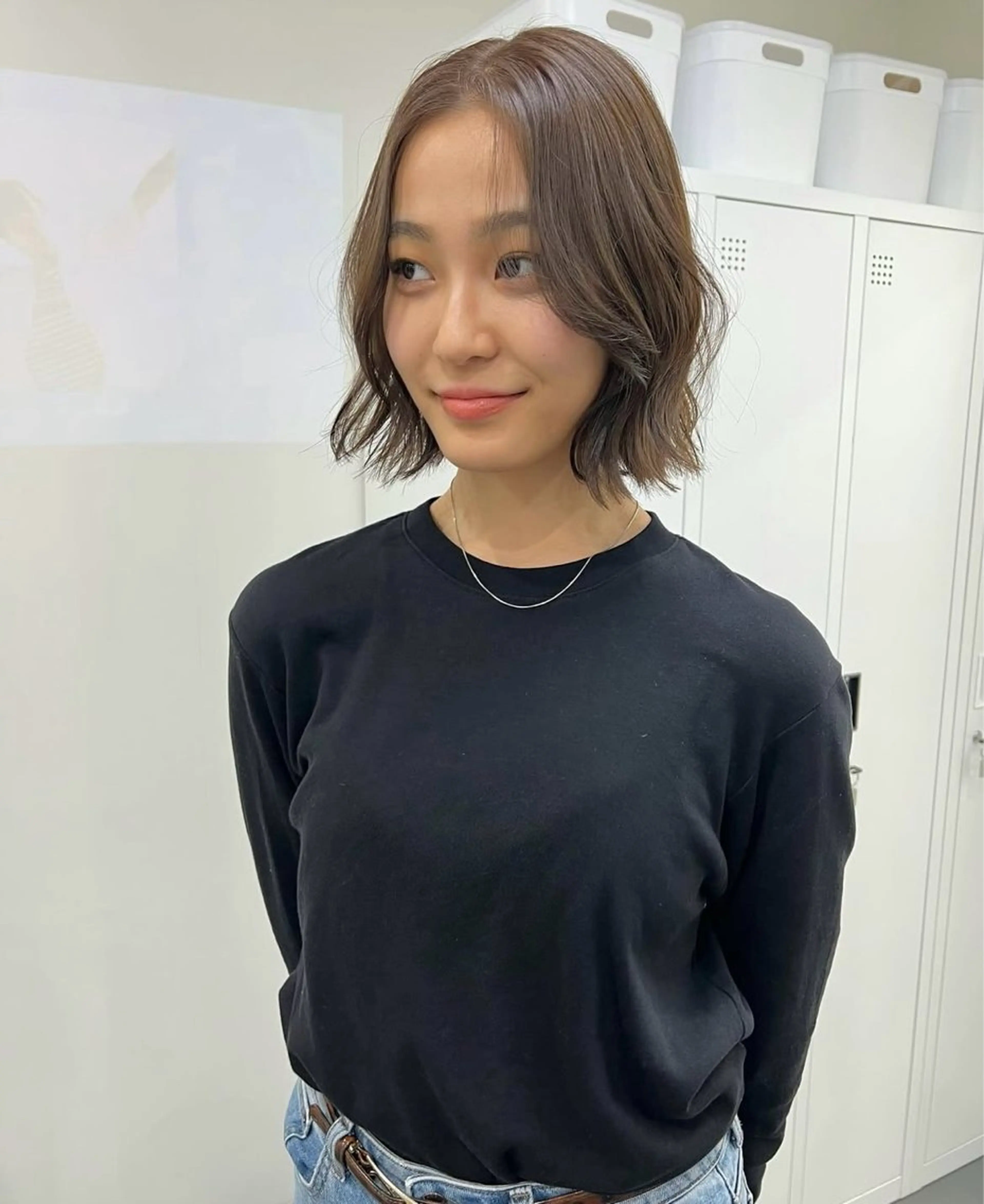 ショート カラー カット ヘアカラー トリートメント Lavire所属・レイヤーカット/韓国 /ハイトーン/amiのヘアスタイル