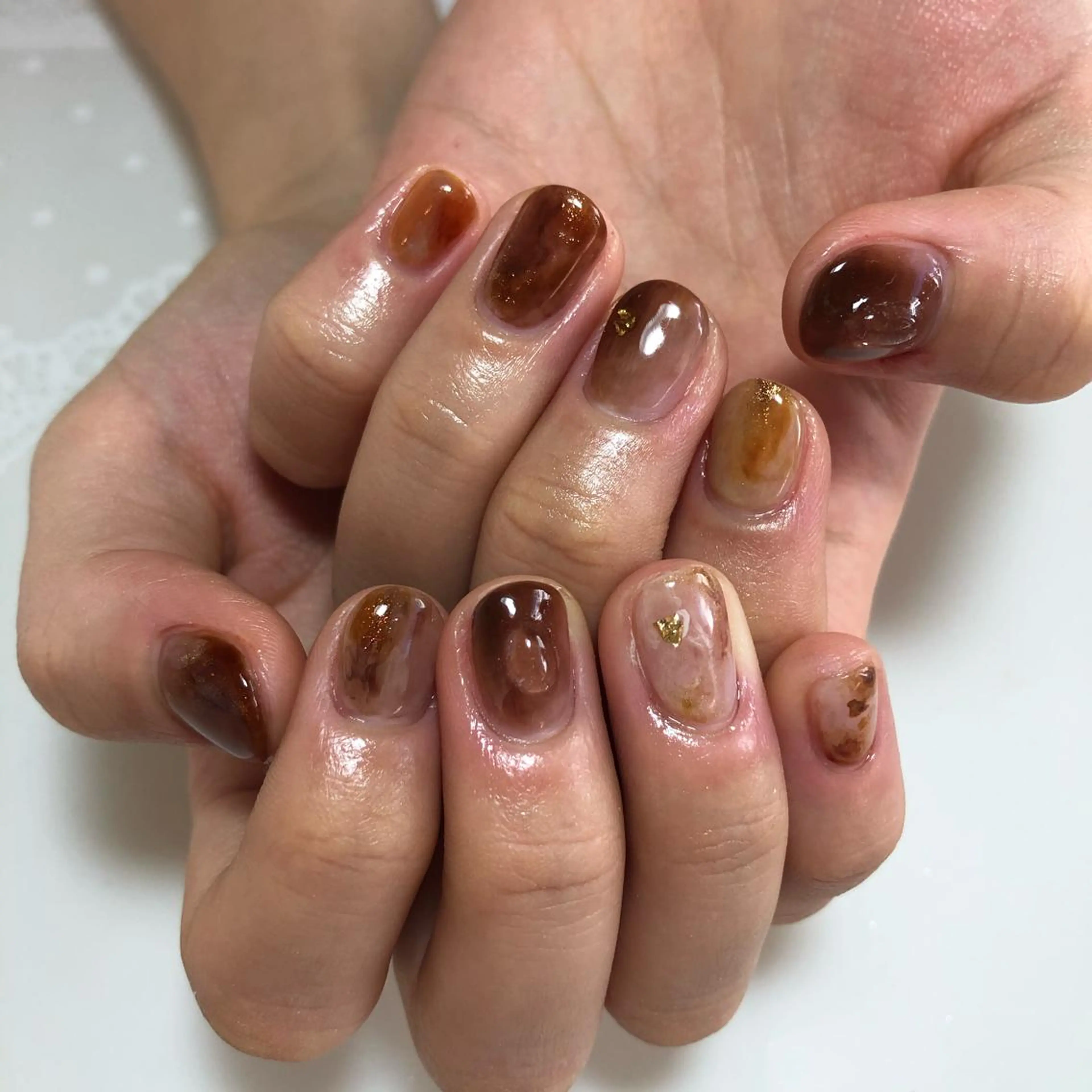 ネイル ニュアンスネイル g-up nail所属・米田 律子のネイルデザイン