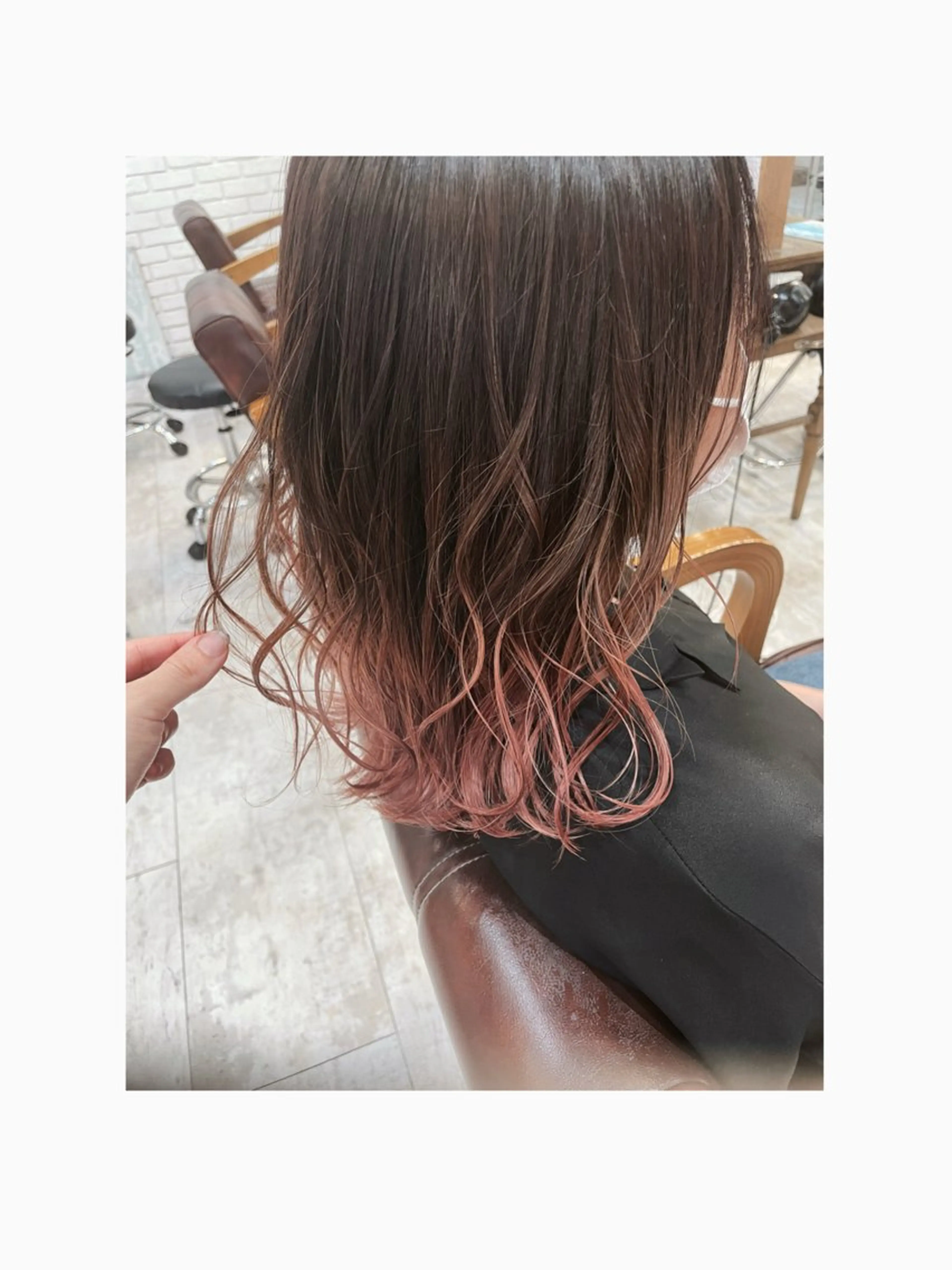 ⭐️ポイントデザインカラー＋全体カラー＋トリートメント🍭🥣の写真