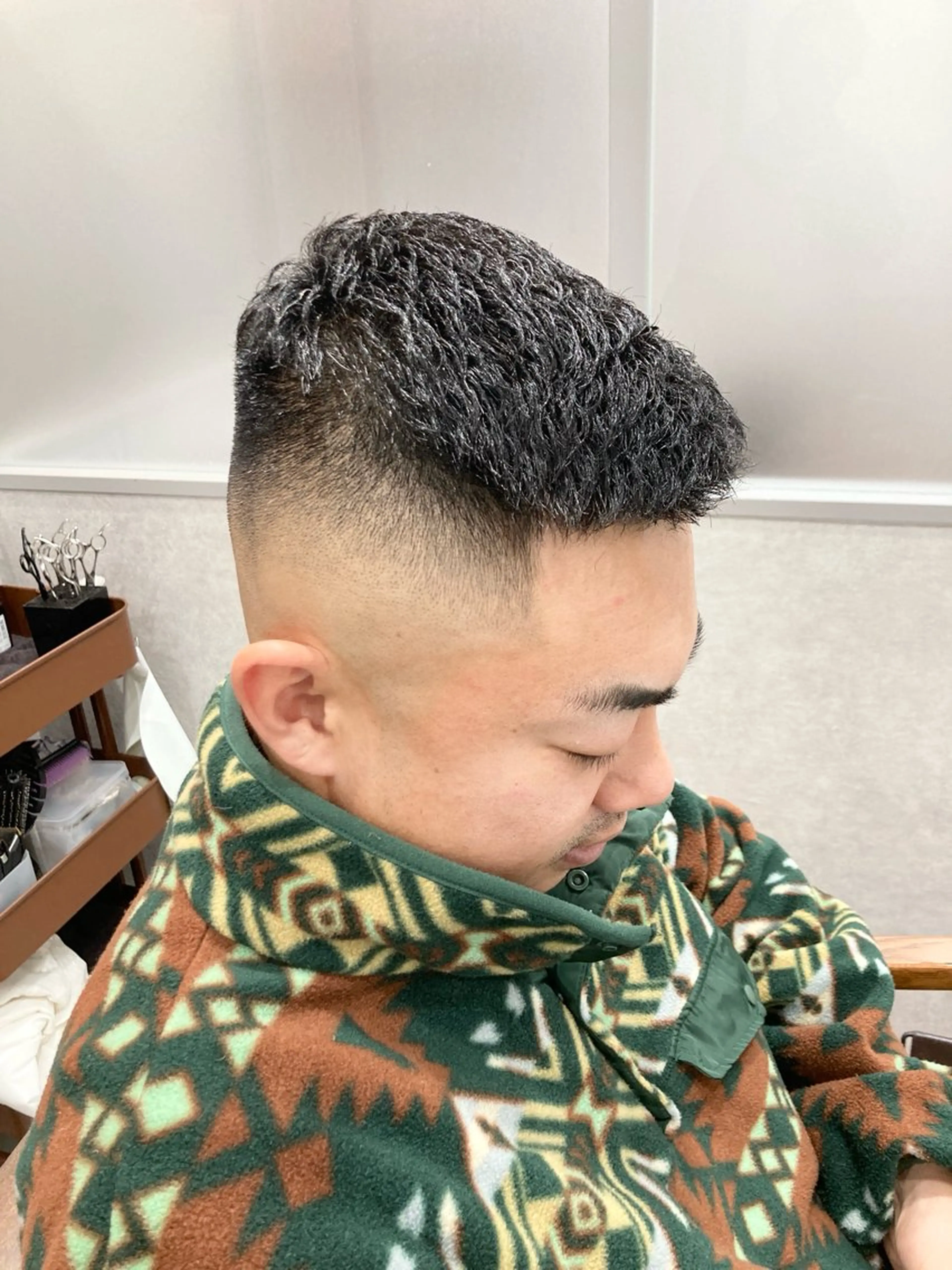 ショート パーマ メンズ メンズパーマ カット パーマ パーマ職人 矢部絢一のヘアスタイル