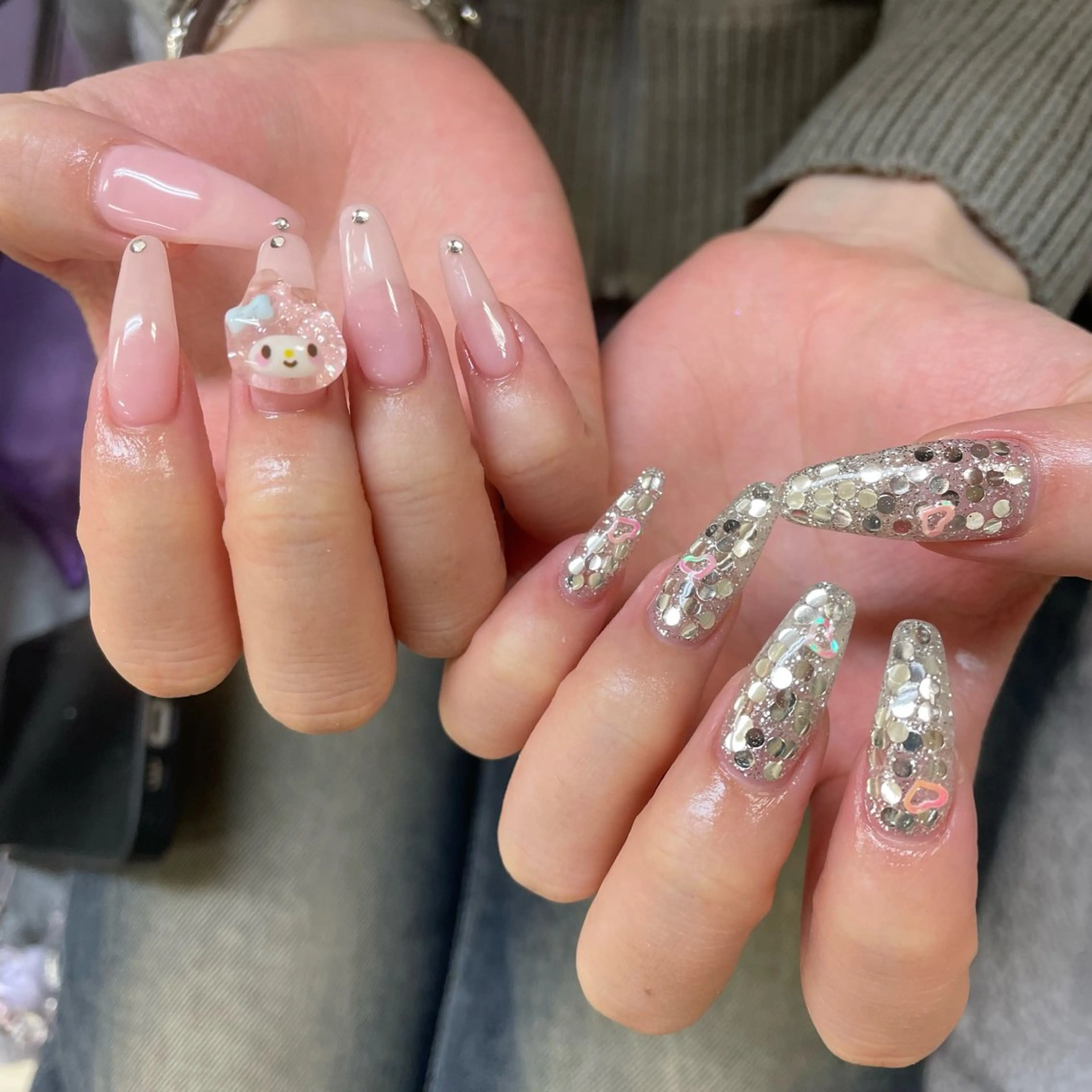 ネイル 持ち込み ハンドネイル フットネイル ネイルサロンアネラ所属・Nail💞 rinakoのネイルデザイン