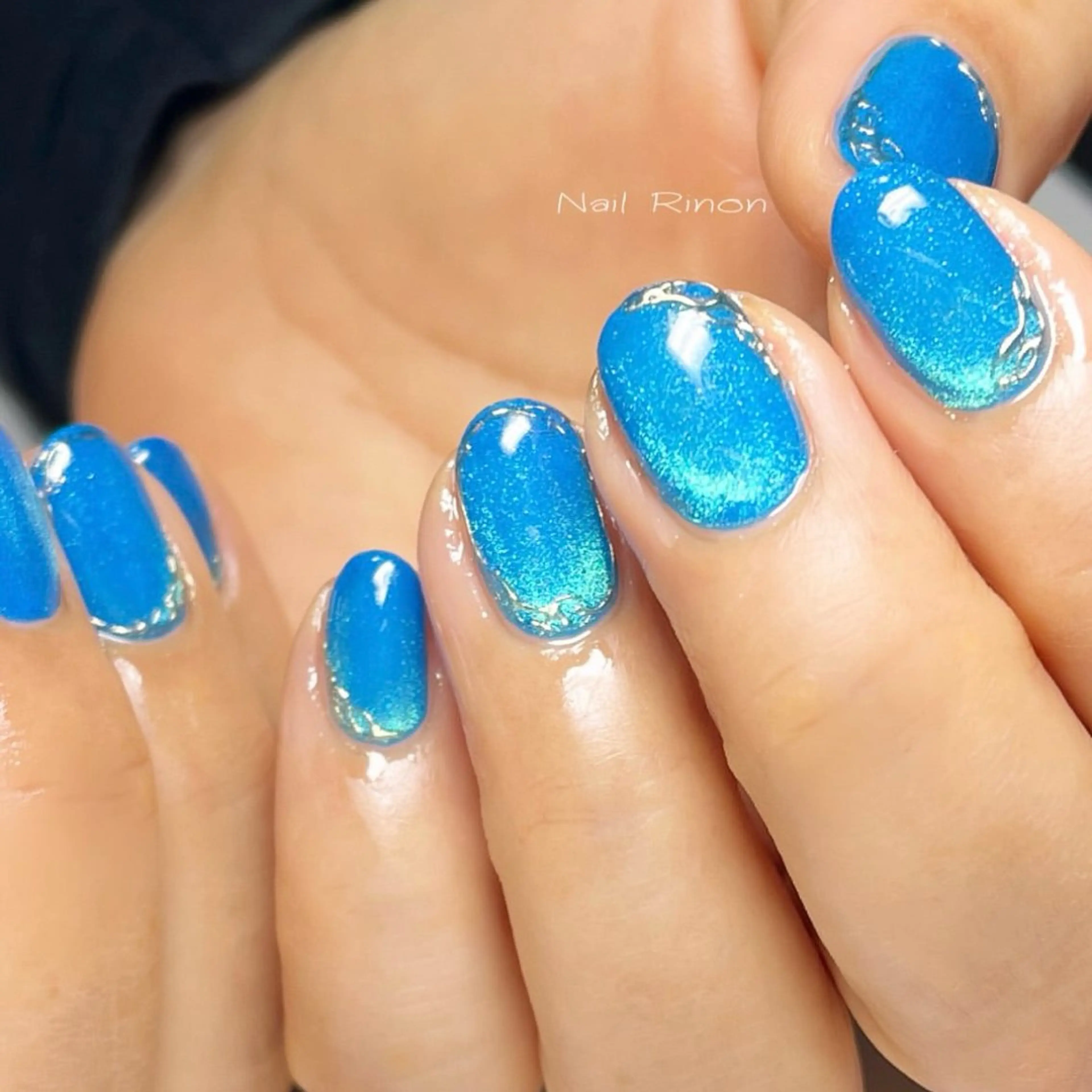 ネイル マグネットネイル ハンドネイル Nail Rinonのネイルデザイン