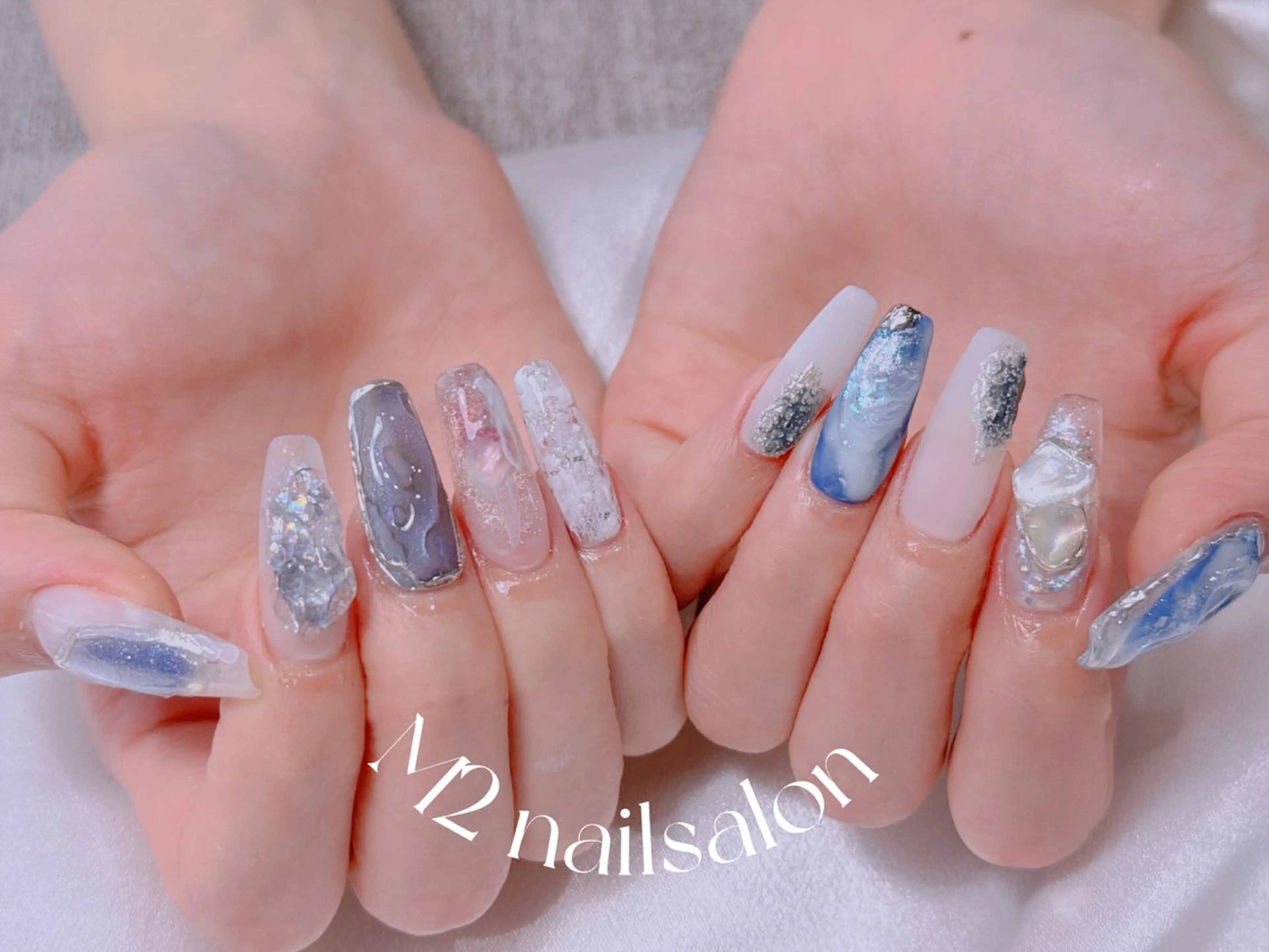 ネイル 長さだし専門店 M2　rikaのネイルデザイン