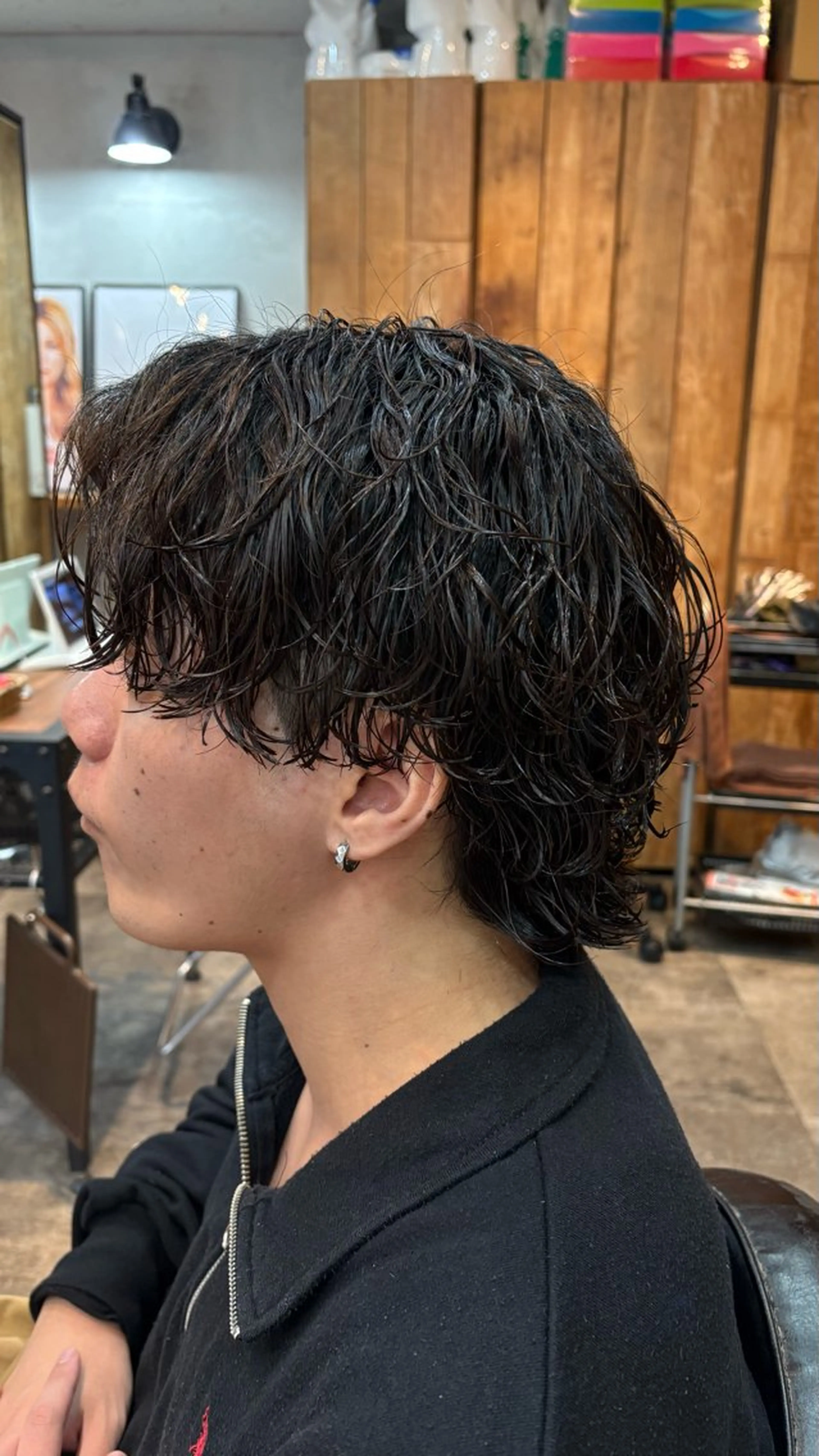 メンズ カット パーマ men's salon gaudi梅田茶屋町店所属・青木星翔 /メンズパーマのヘアスタイル