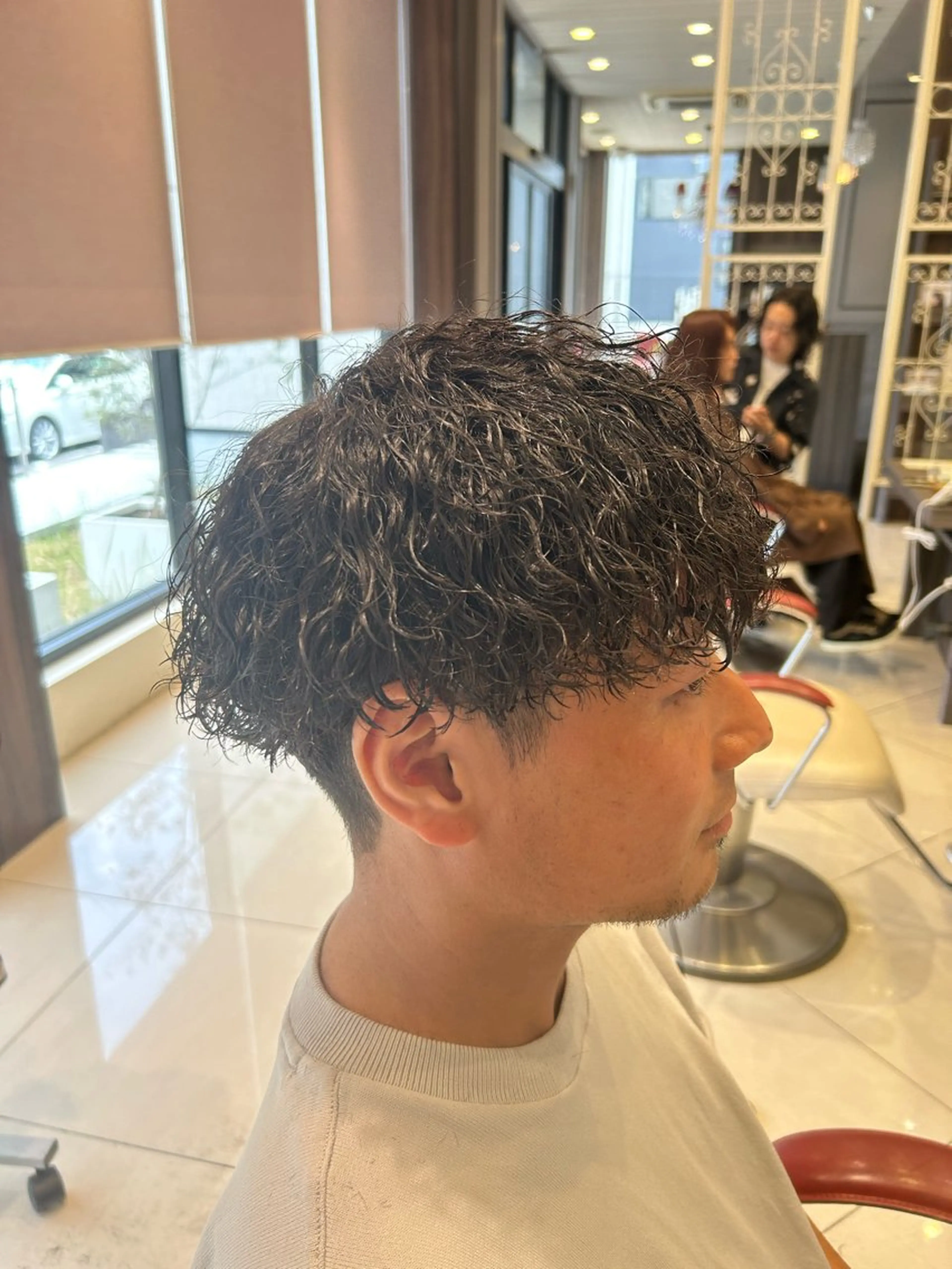 ショート パーマ メンズ メンズ専門 米山諒✂️のヘアスタイル