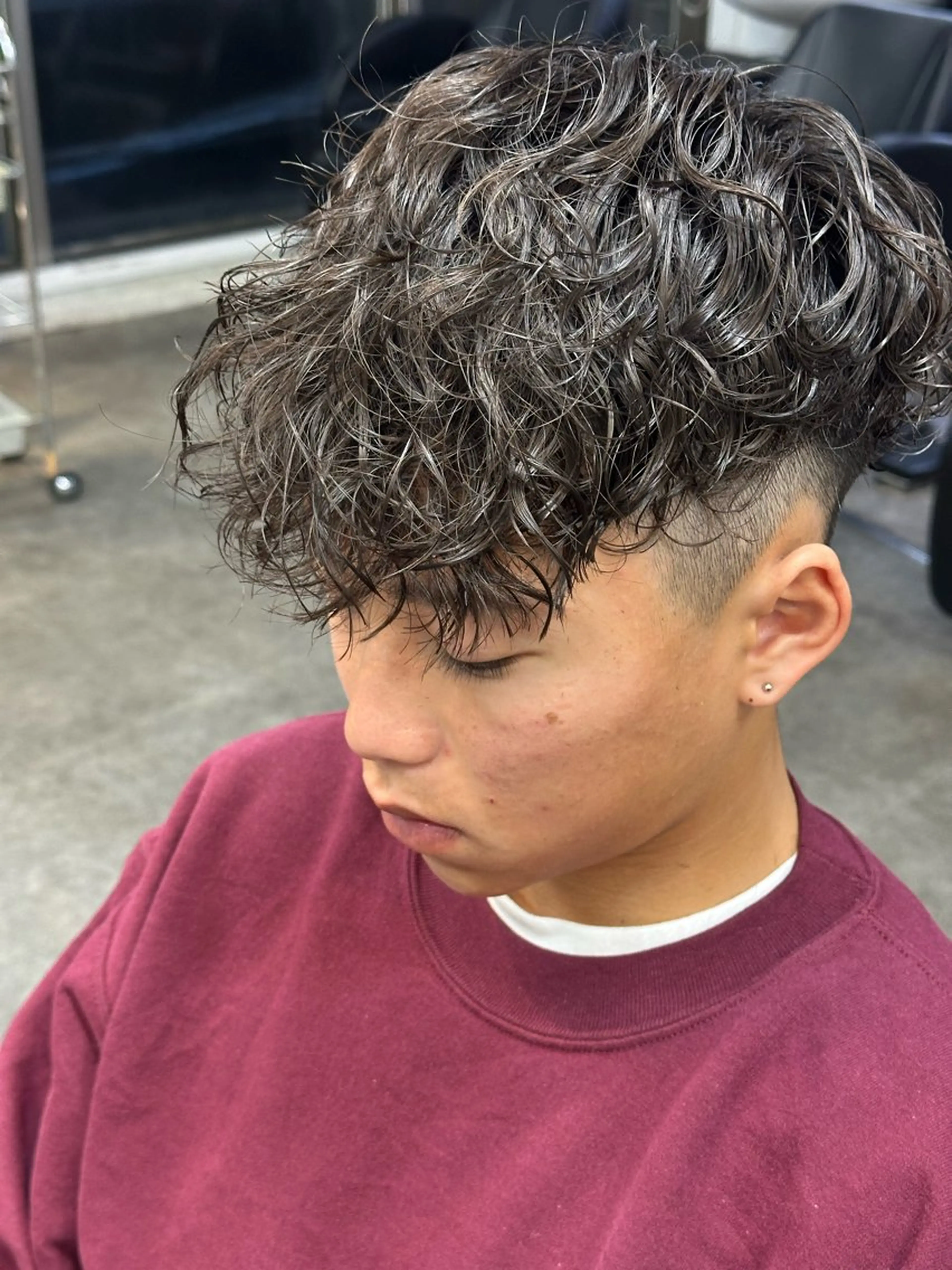 パーマ メンズ カット パーマ fifth men's原宿所属・fifth/原宿/ シャドウパーマ/カズのヘアスタイル