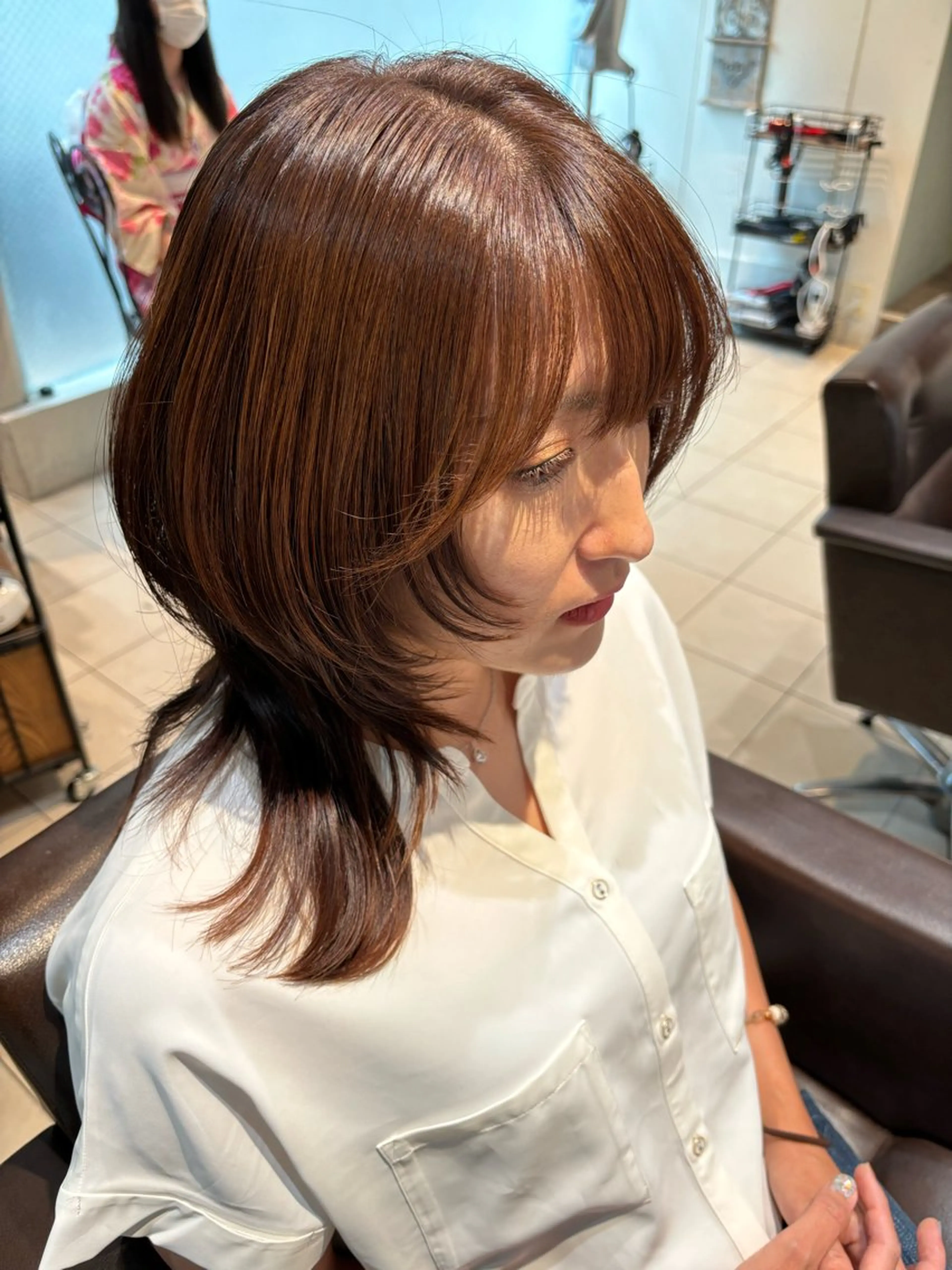 ミディアム 🎀オリーブベージュ /minami🎀のヘアスタイル