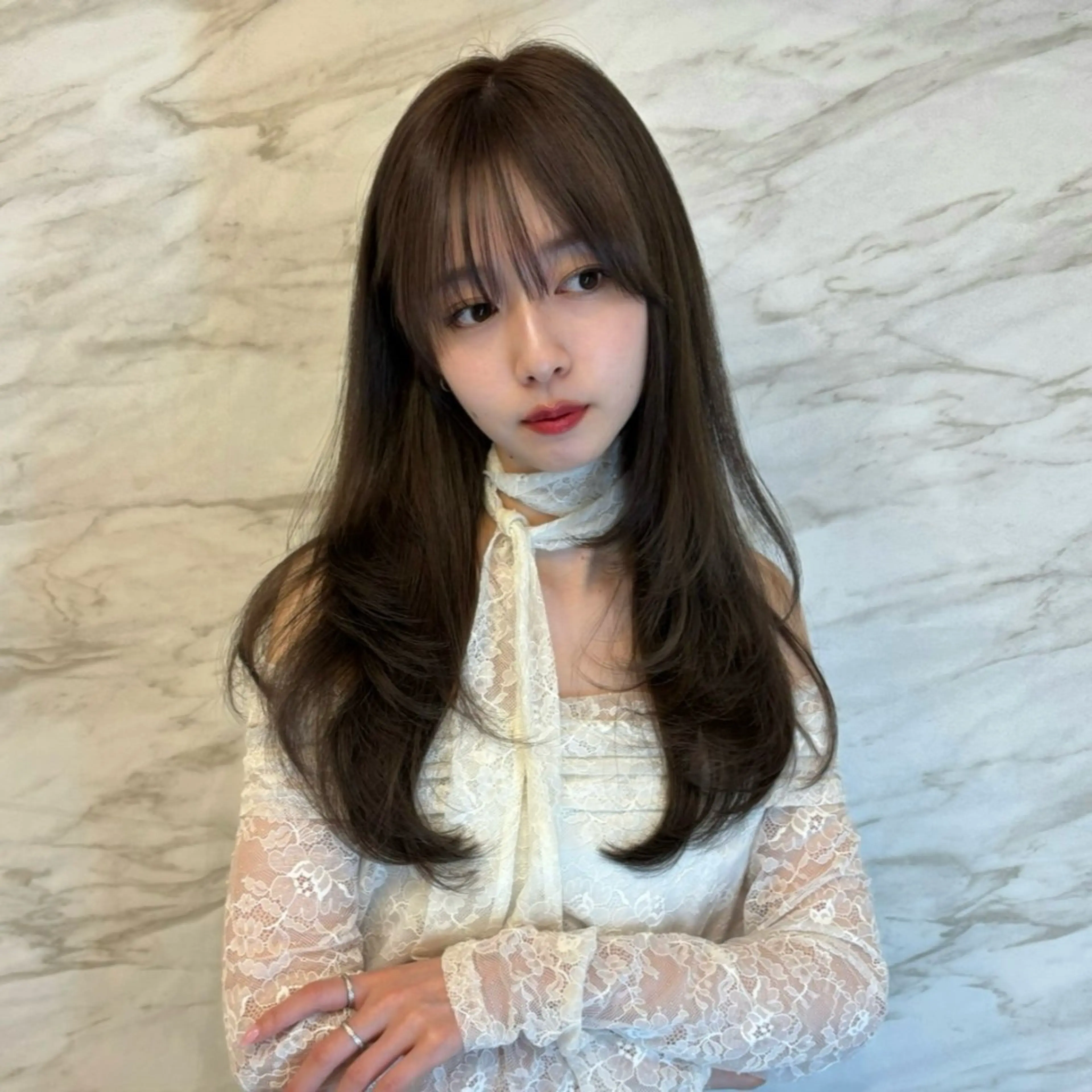 【大人気レイヤーカット】➕内部補修トリートメント🩶🖤の写真