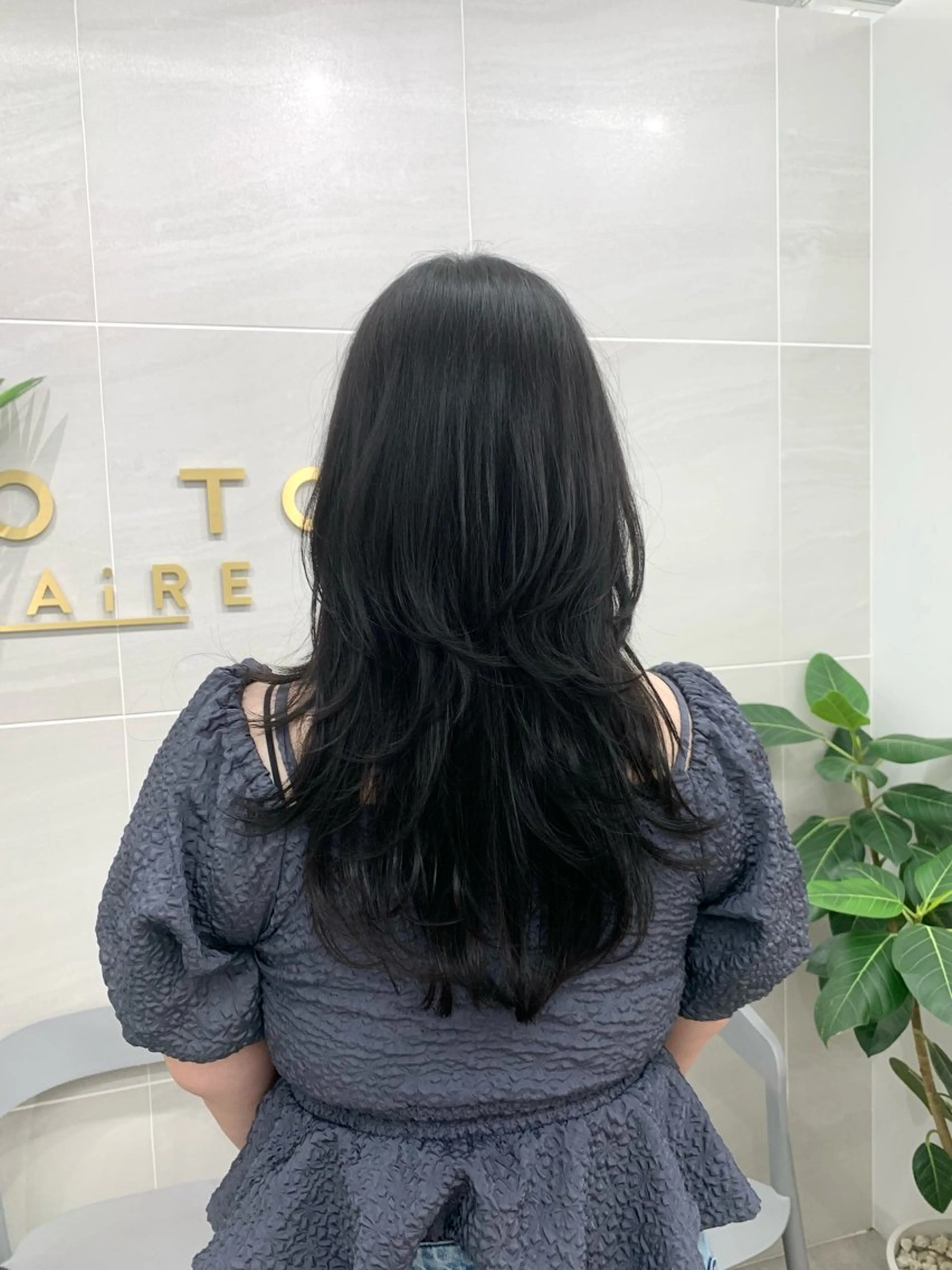 ロング カラー レイヤーカット カット ヘアカラー ヘッドスパ 本格ヘッドスパ🌿 ×ヘア　佐藤のヘアスタイル