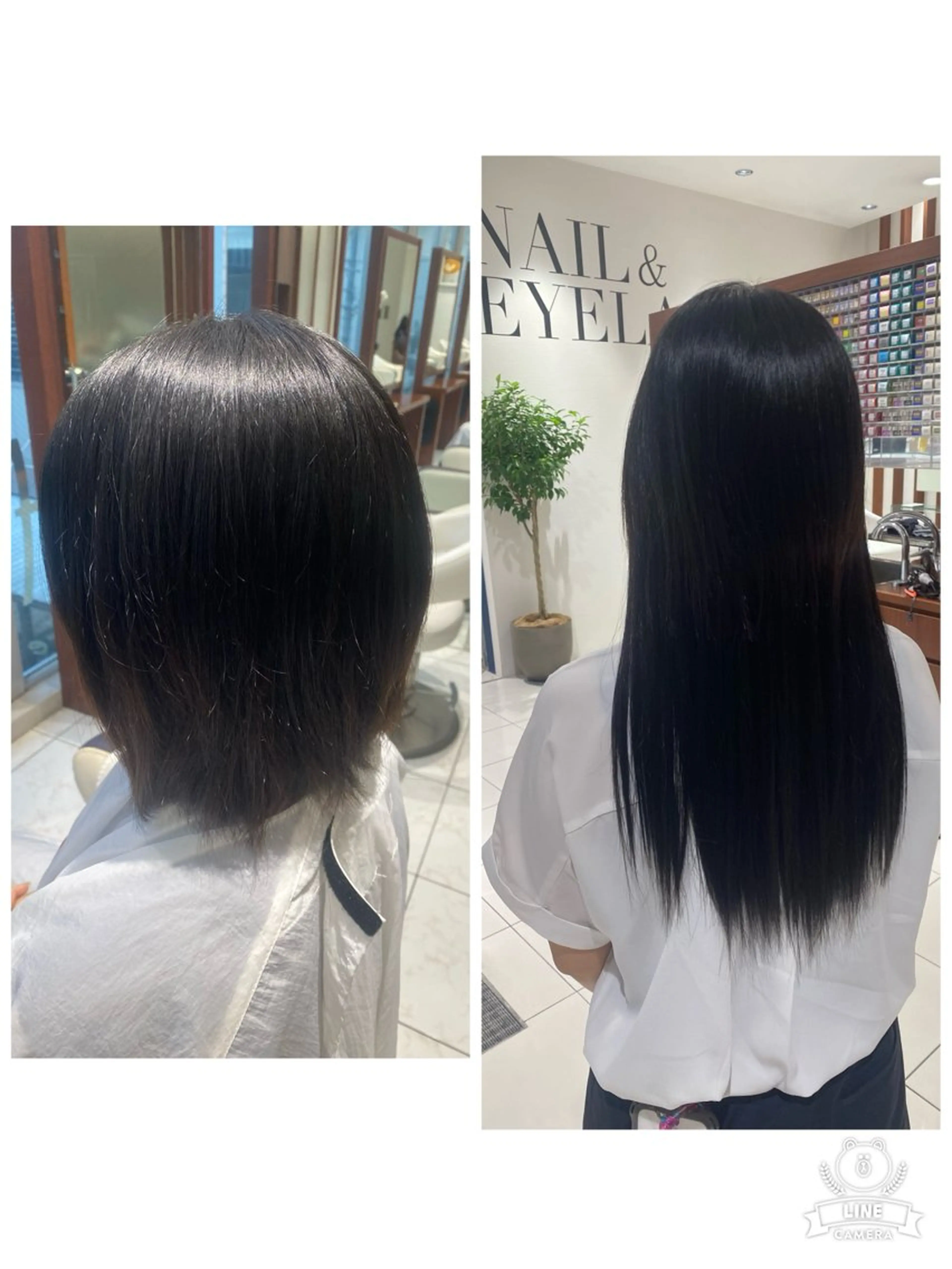 ショート シールエクステ エクステ エクステ 中谷 明日香のヘアスタイル