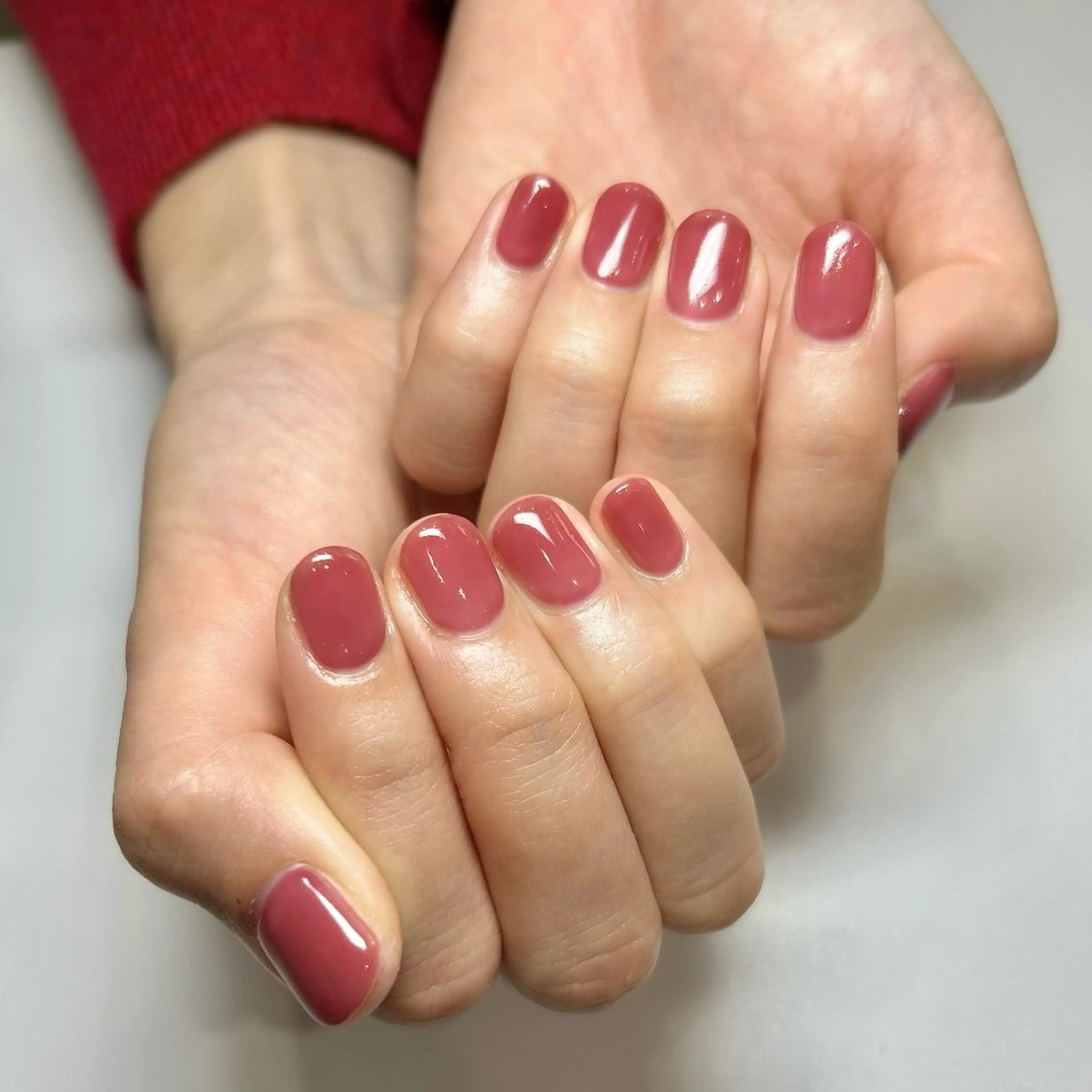 ネイル ワンカラーネイル ハンドネイル welina Miyukiのネイルデザイン