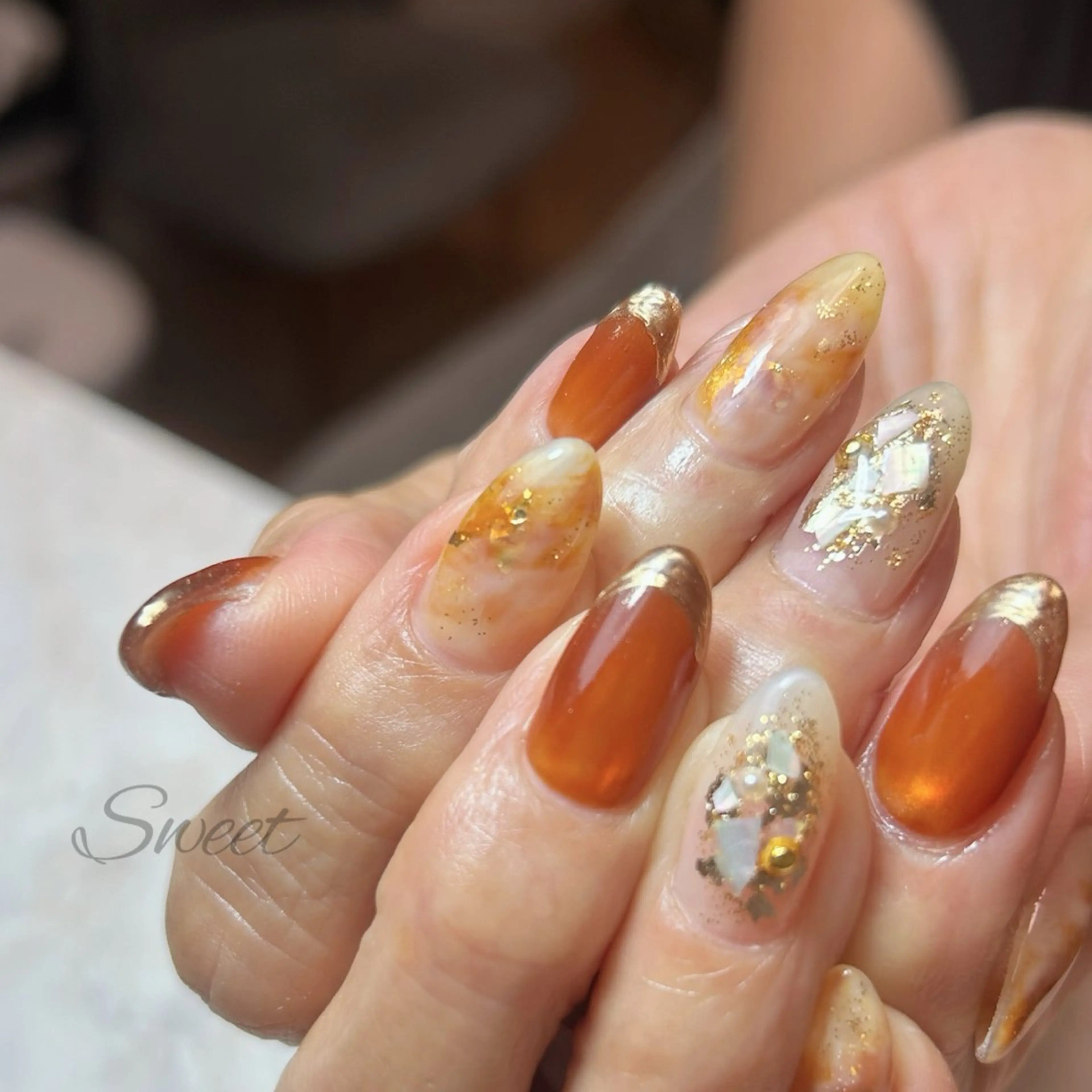 ネイル ハンドネイル sweet 仲野陽子のネイルデザイン