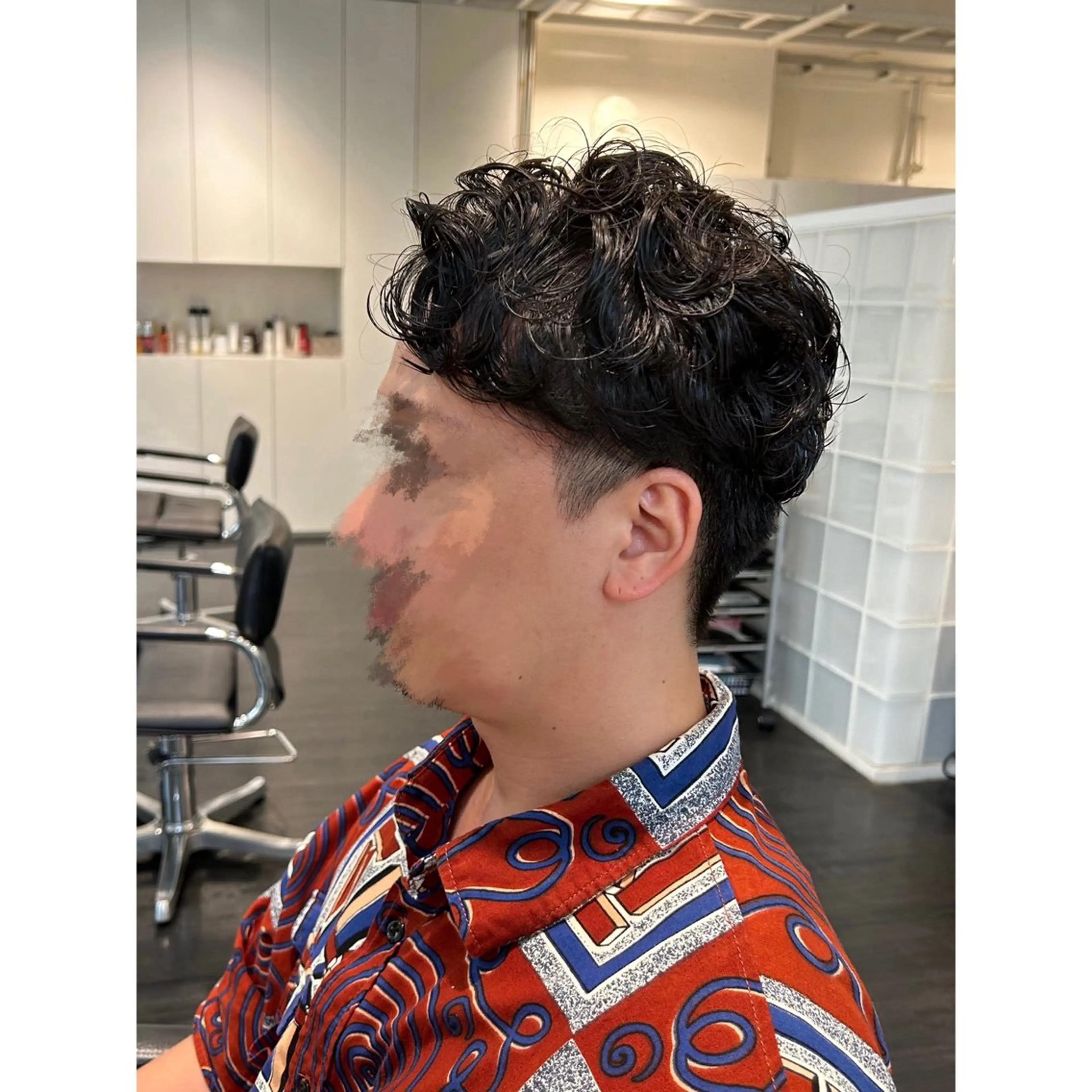 ショート パーマ メンズ メンズパーマ カット パーマ ◎かしま◎暖色ｶﾗｰ /ﾒﾝｽﾞﾊﾟｰﾏのヘアスタイル